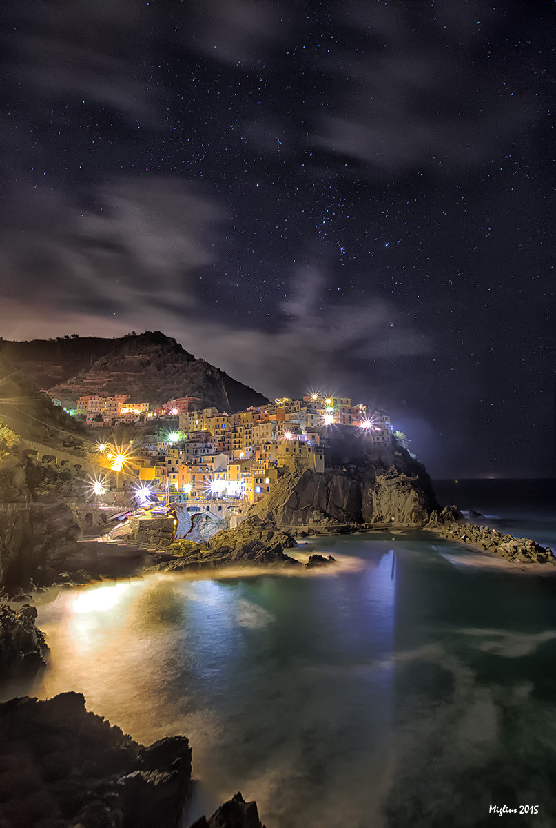 Night in Manarola