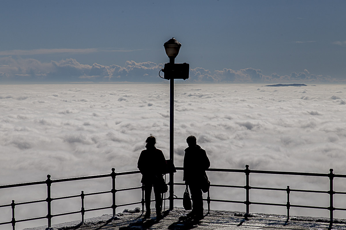 above the clouds sighting infinity