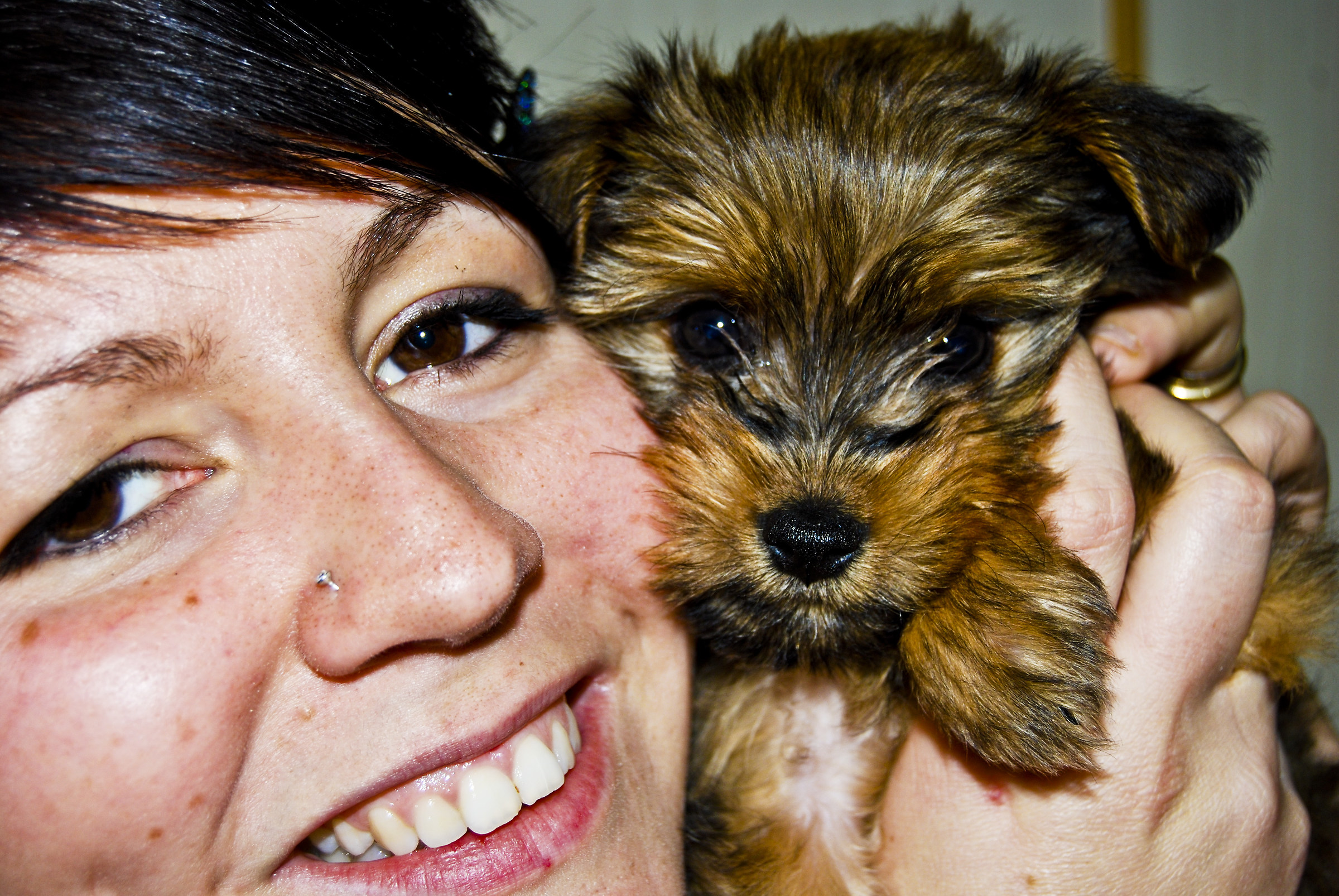 Federica Minu my daughter with her dog