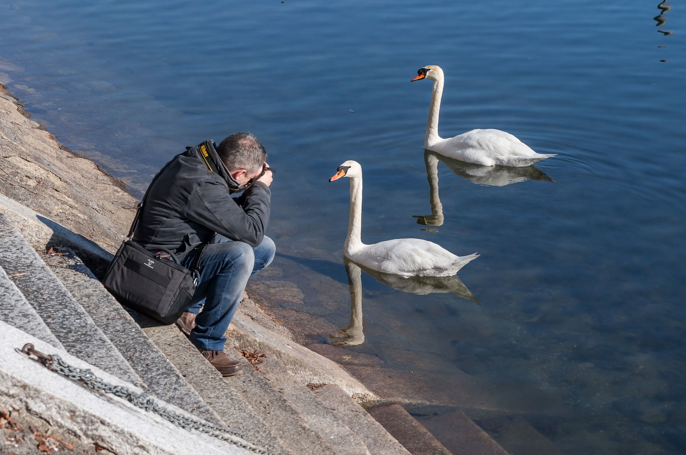 Sunday afternoon in March - Photographer photographed 2