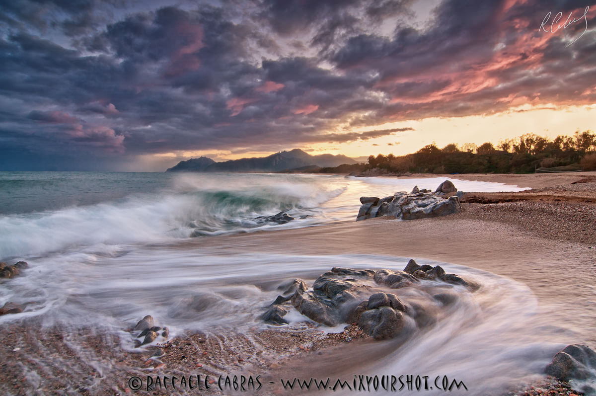 Tramonto Sulla Spiaggia Di Barisardo (Sardegna)