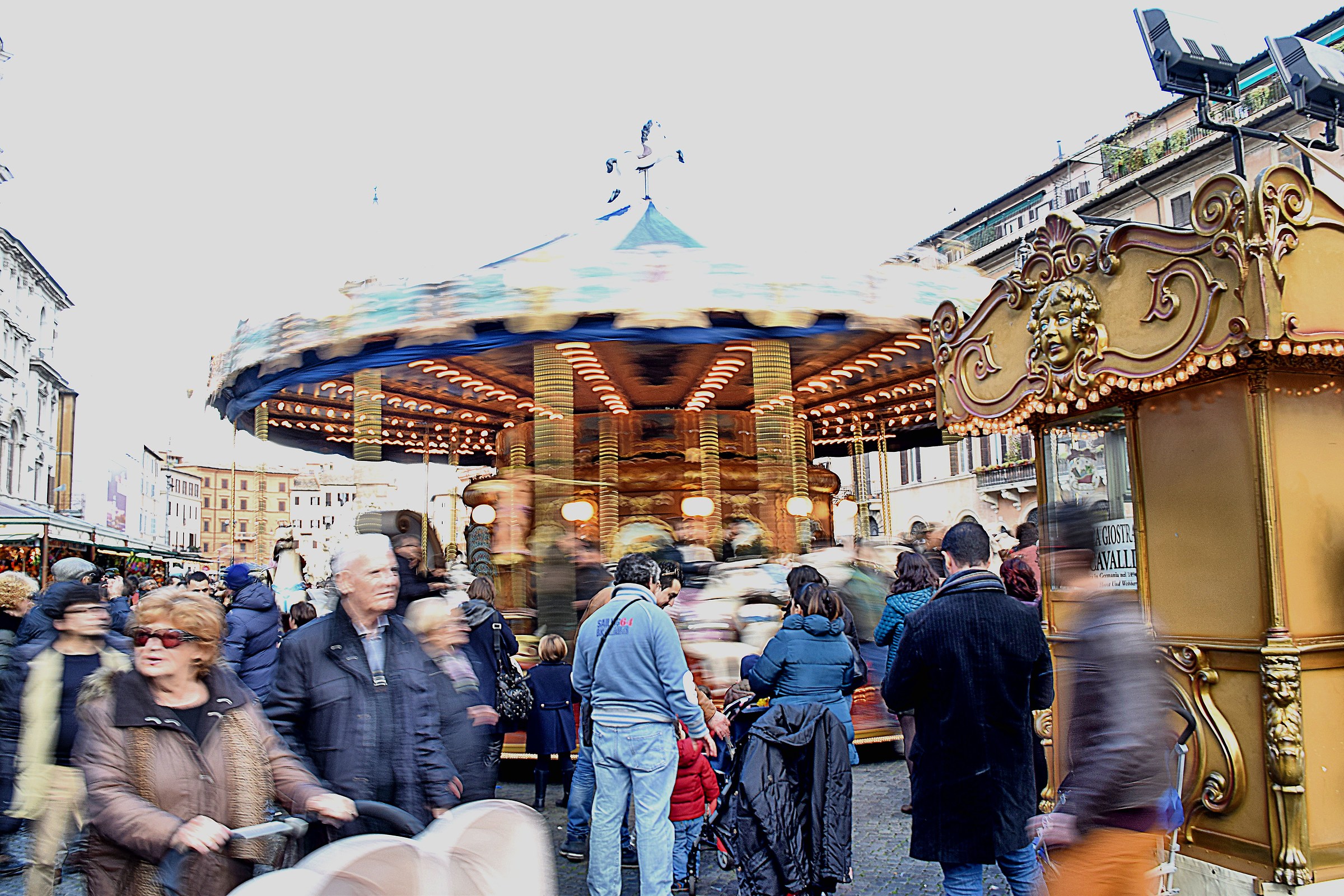 La giostrina di Piazza Navona