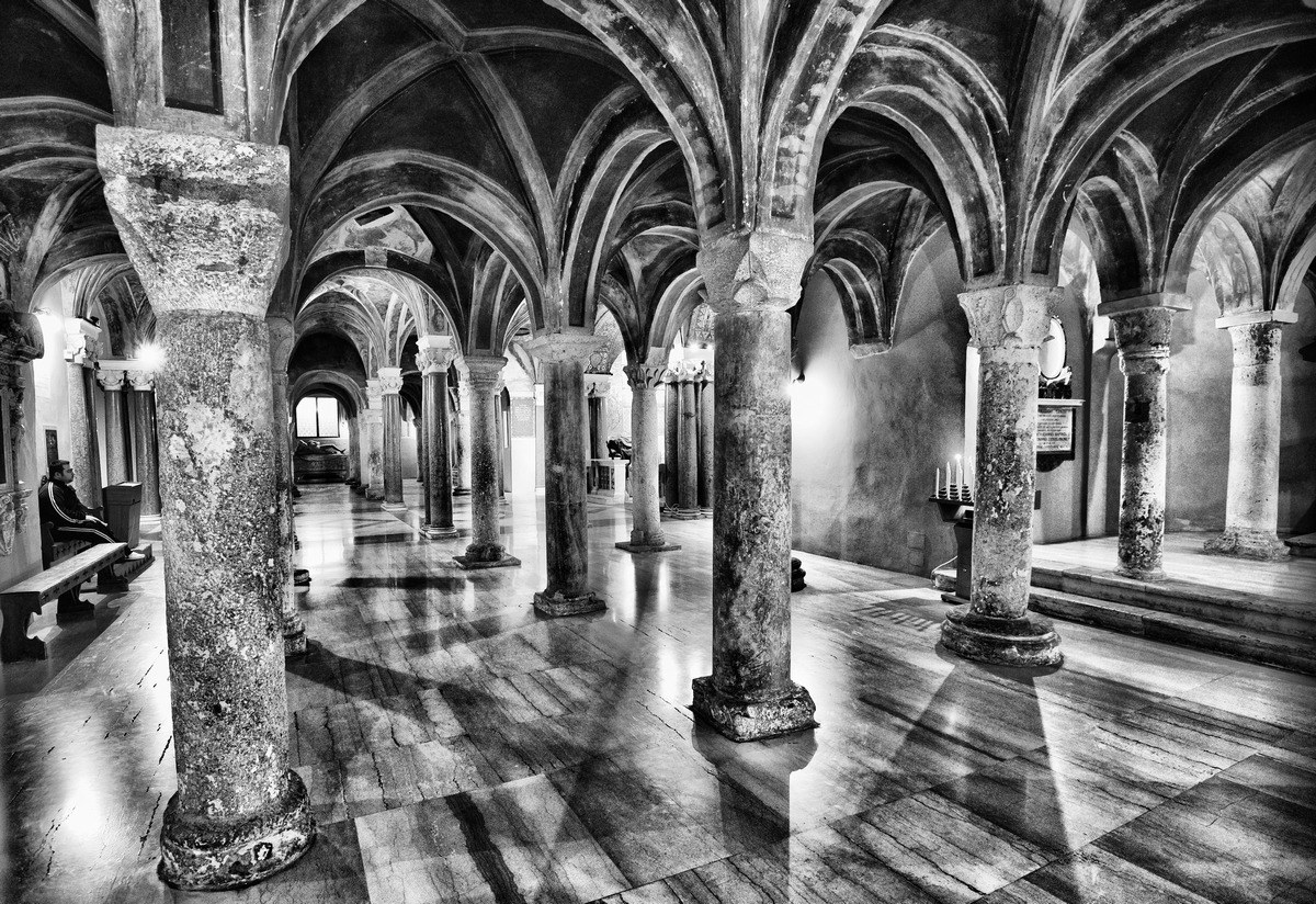 Crypt St. Emidio Cathedral in Ascoli Piceno