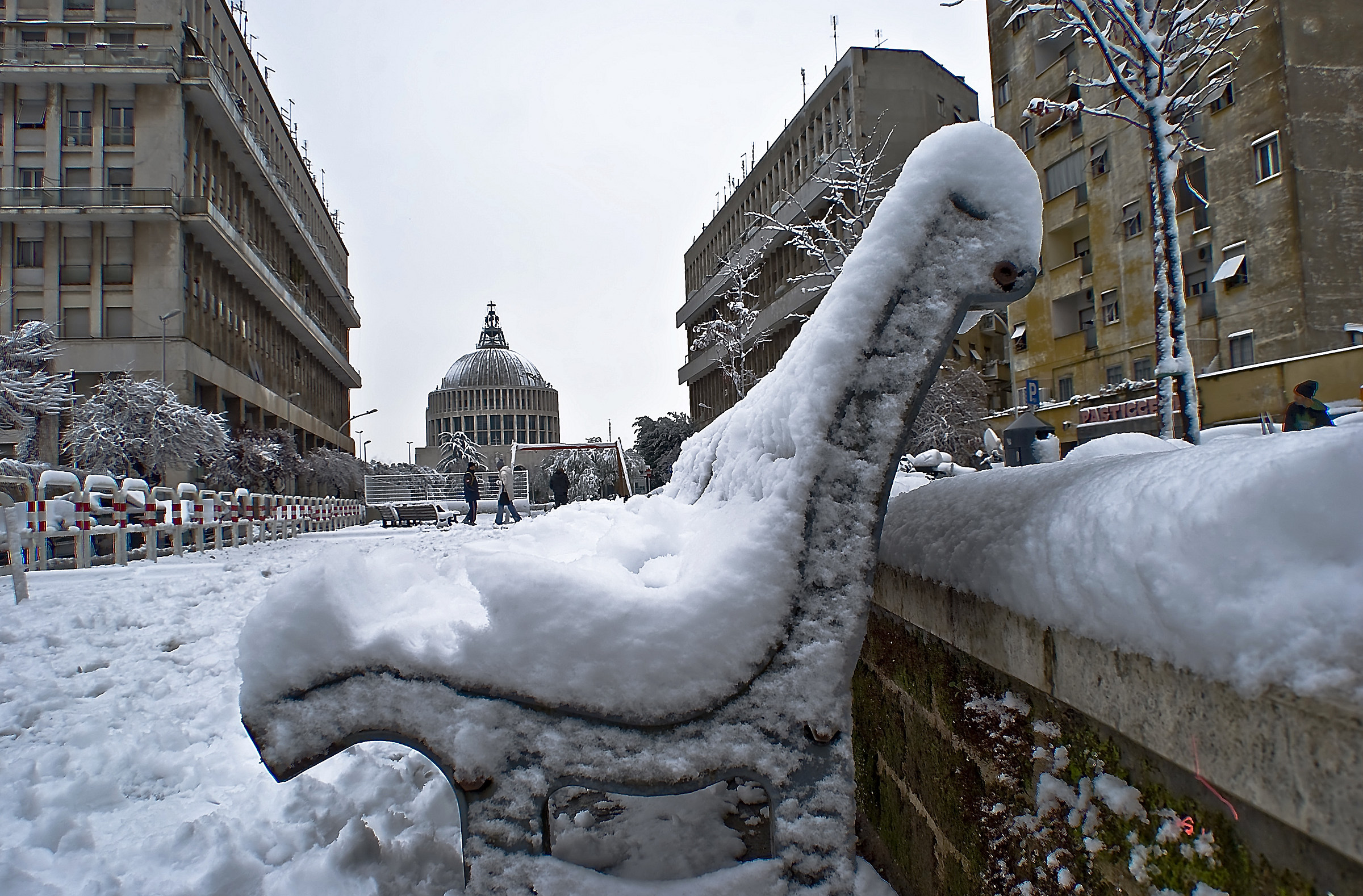 Roma. Il mio quartiere imbiancato