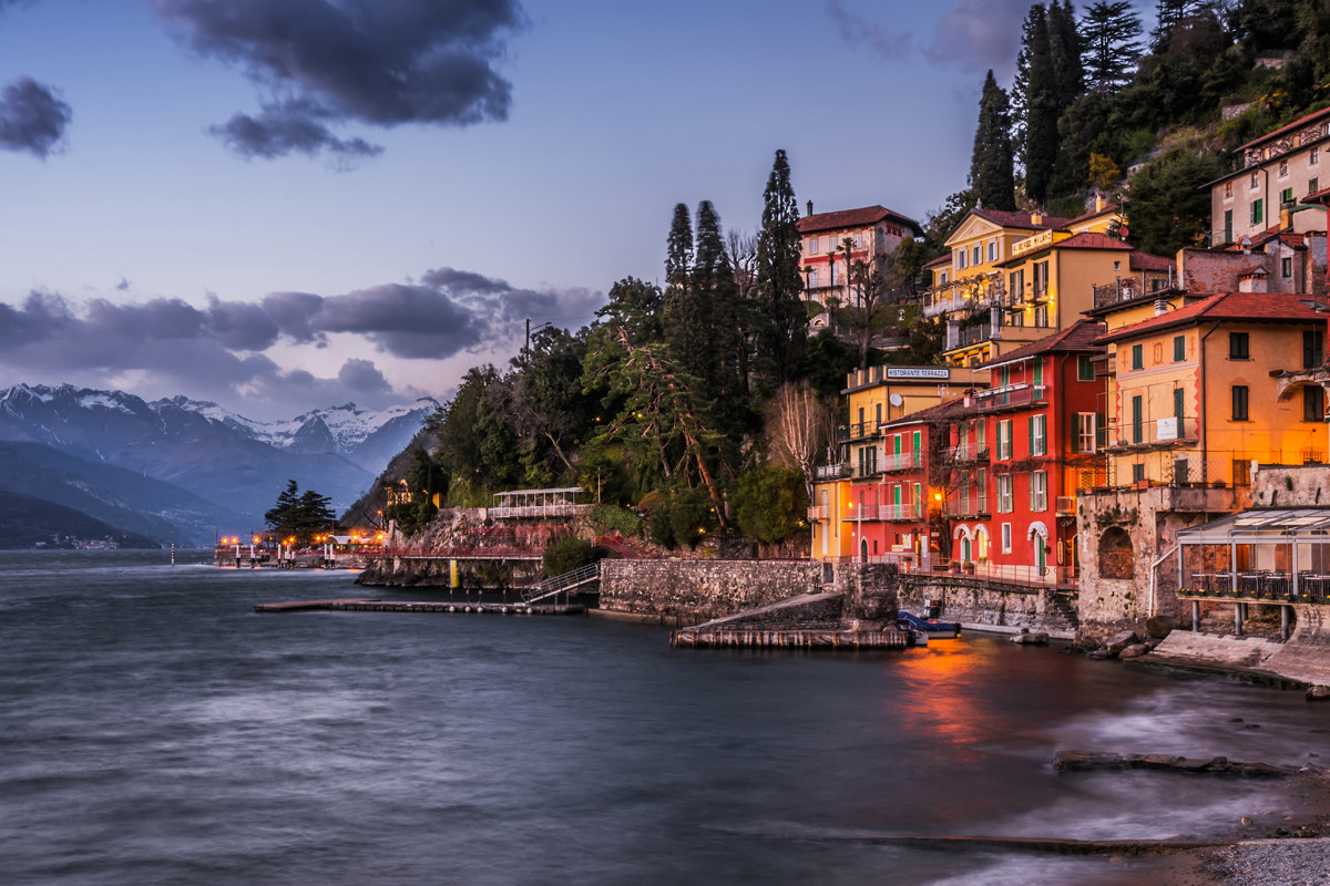 Le prime luci della sera