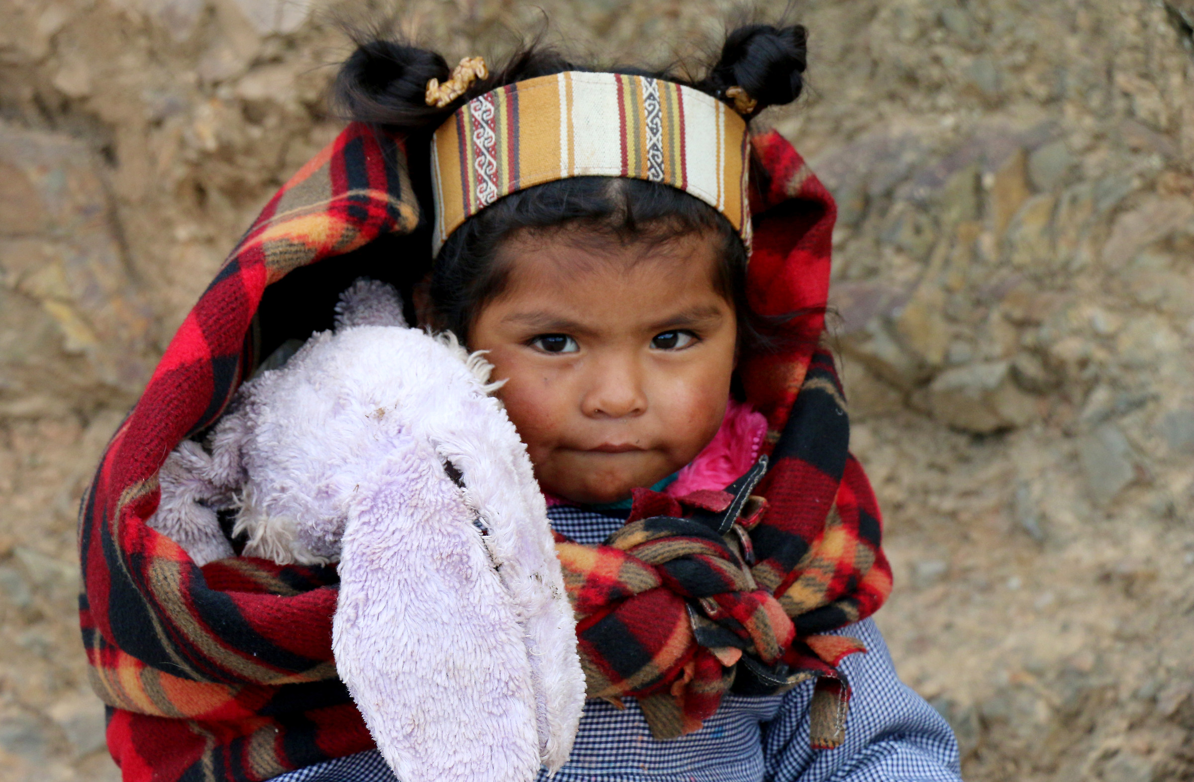 The child and the plush blade - Pisac -Peru