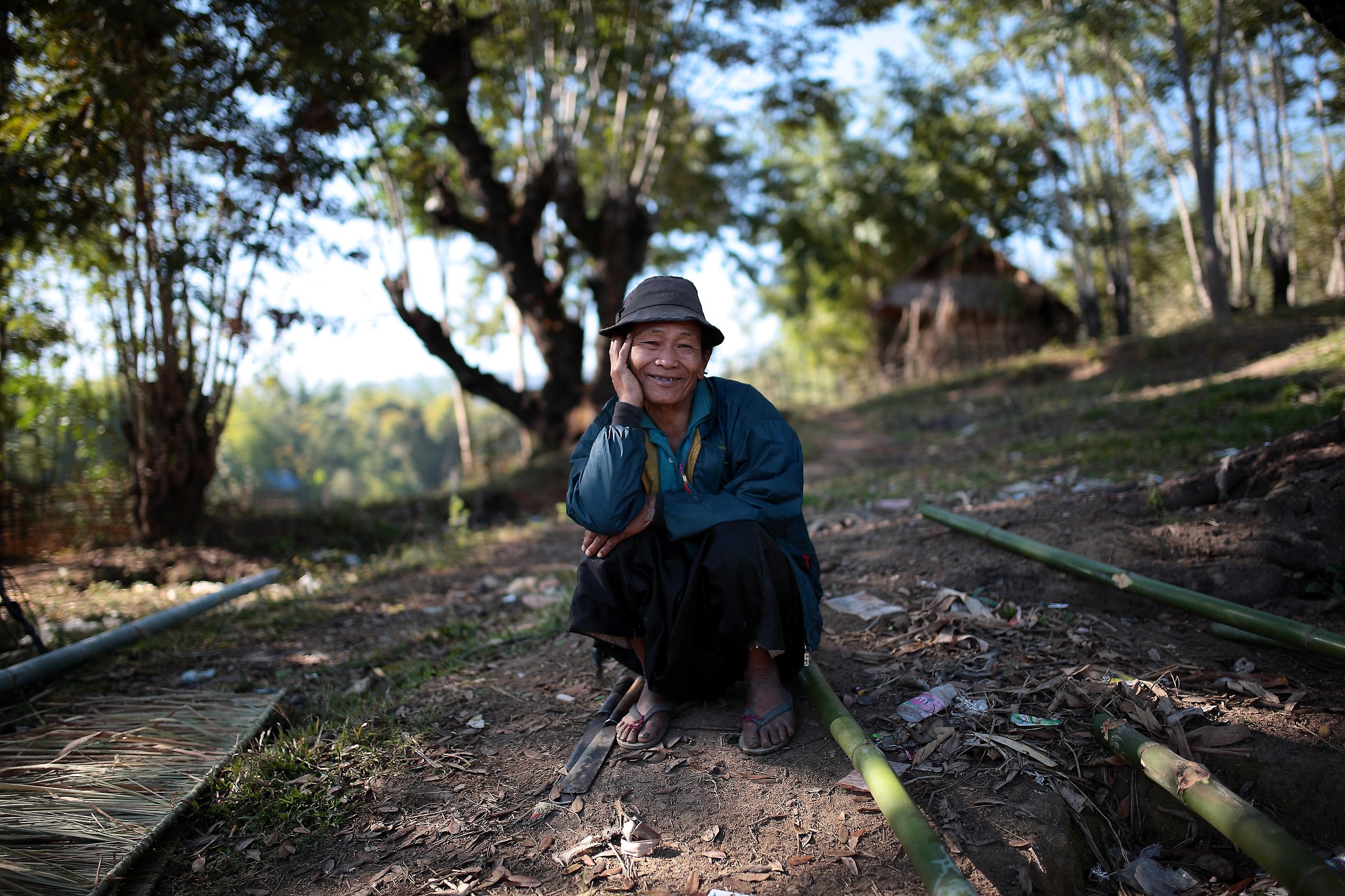 Myanmar. Somewhere in the forest