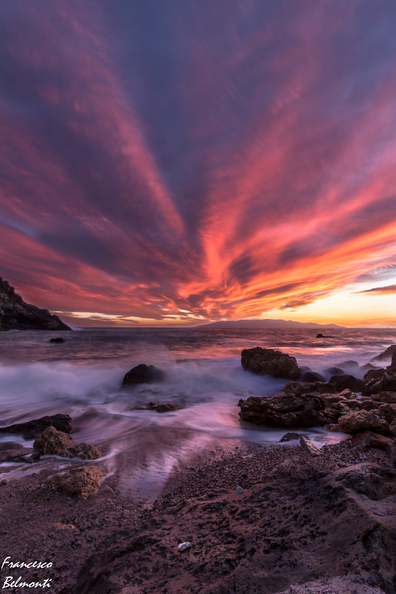 Purple Sunset (Cala del Gesso - Monte Argentario)