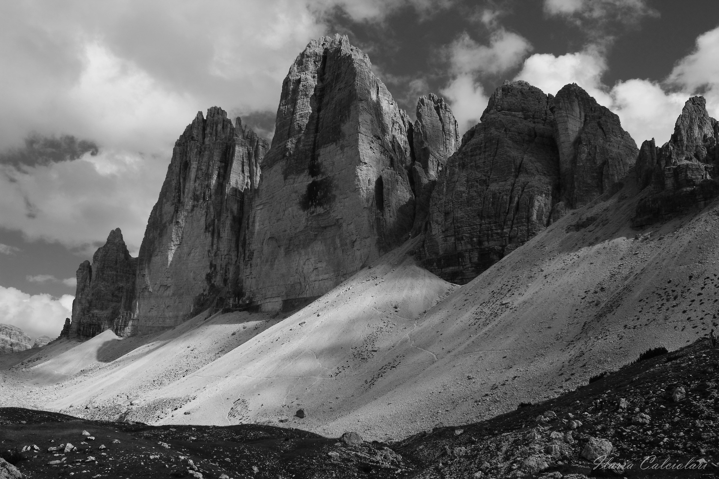 Tre Cime b&w