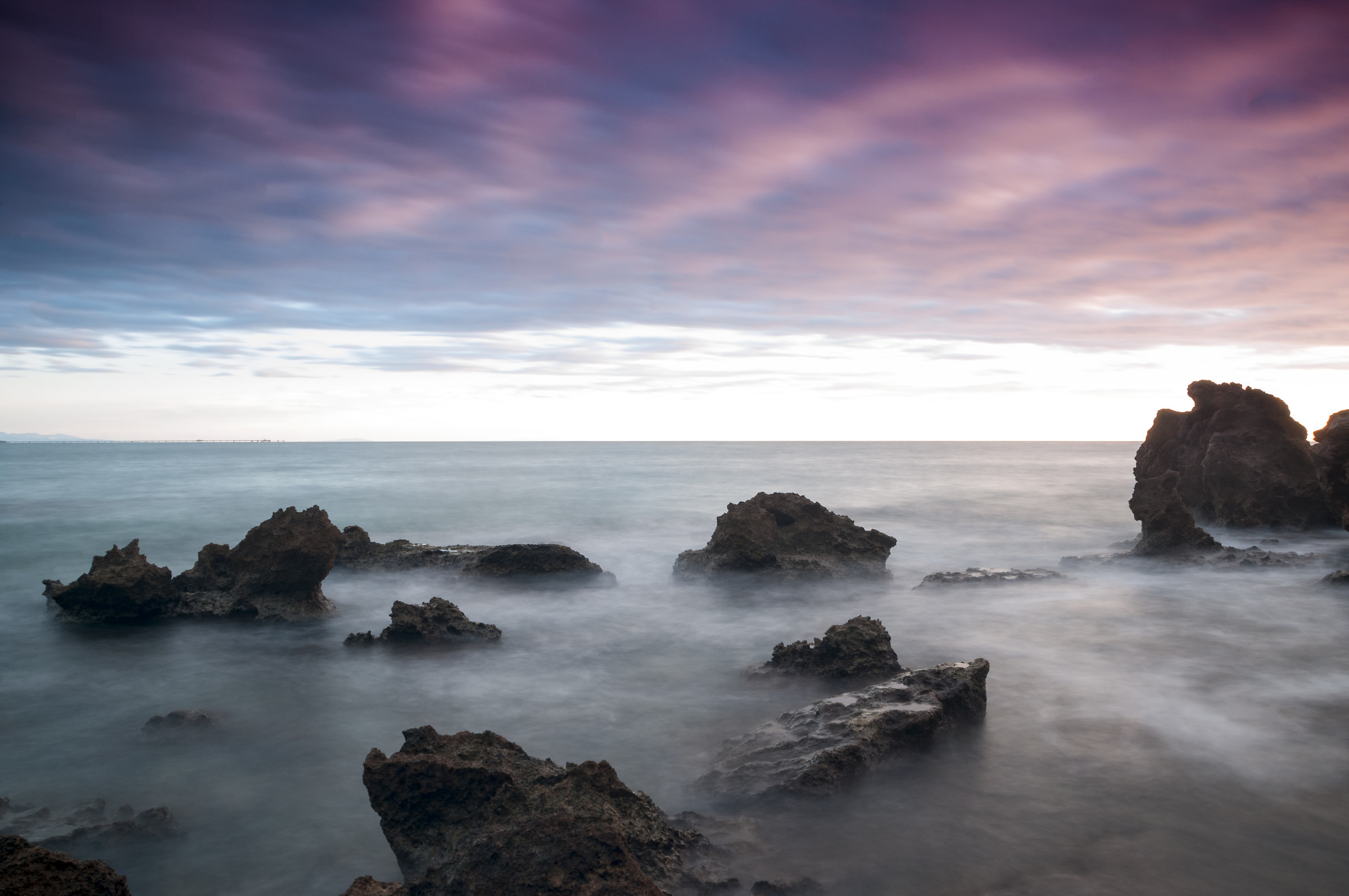 At sunset Castiglioncello (them)