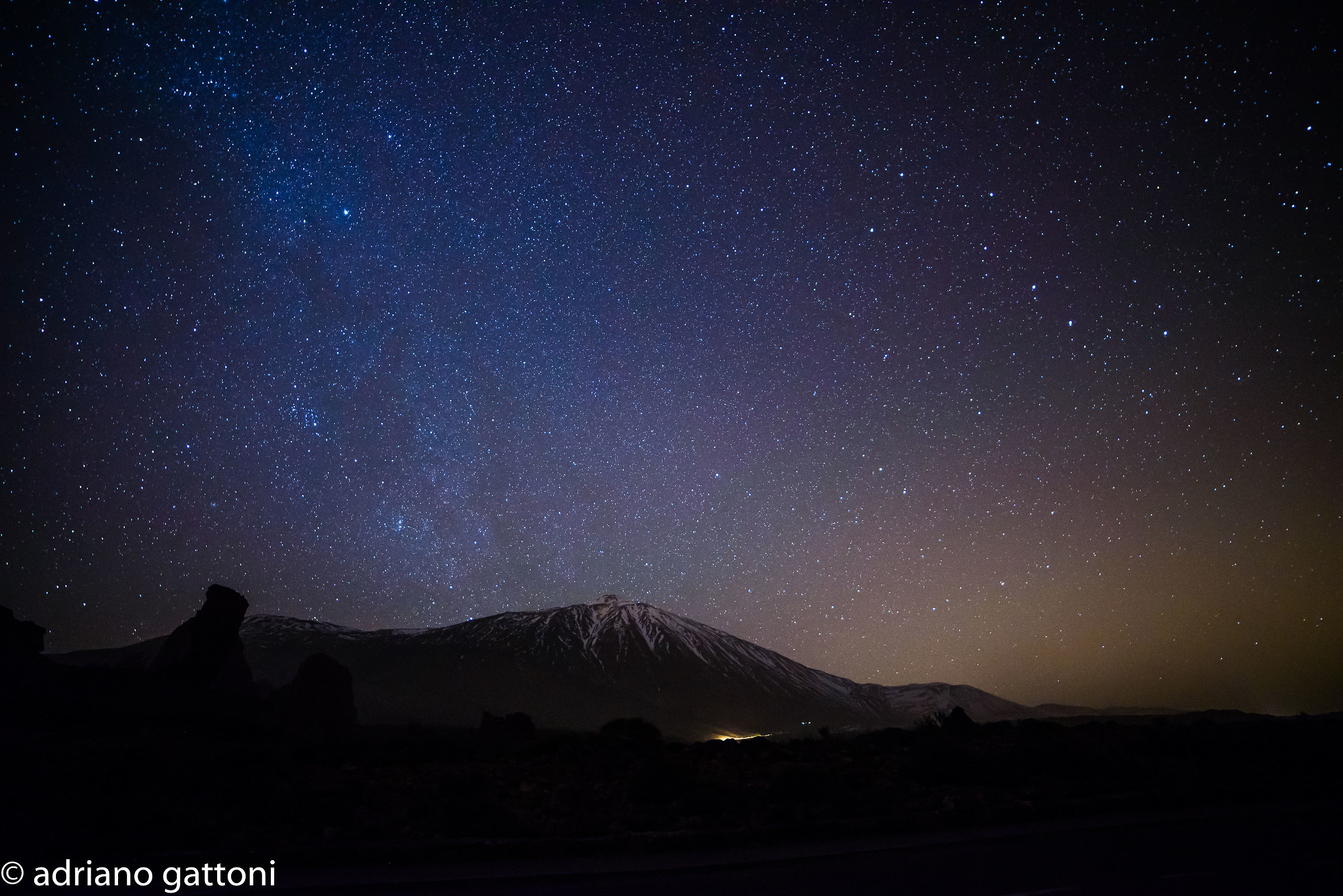 Tenerife vulcano Teide la mia prima Via Lattea