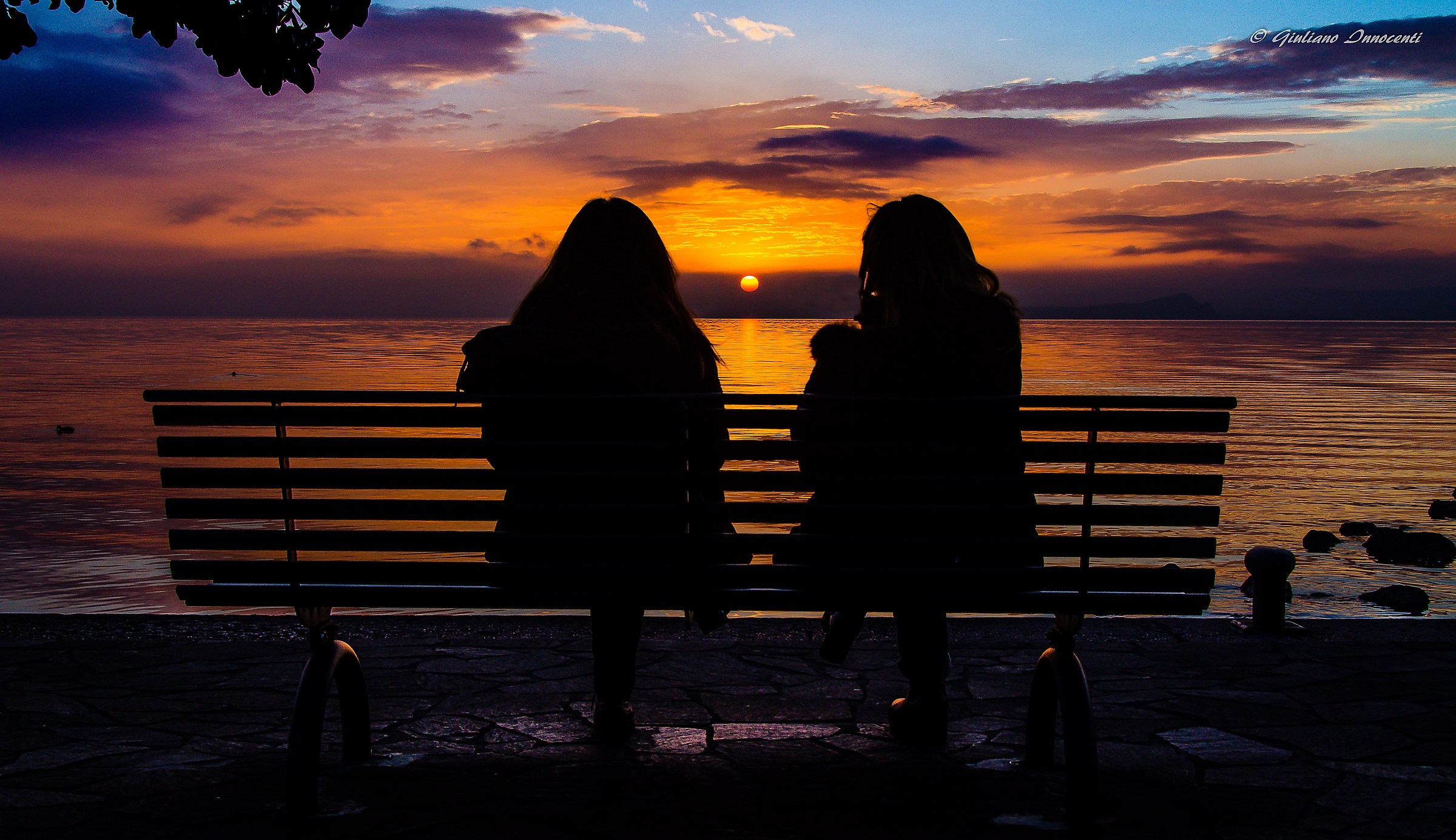 A sunset for two