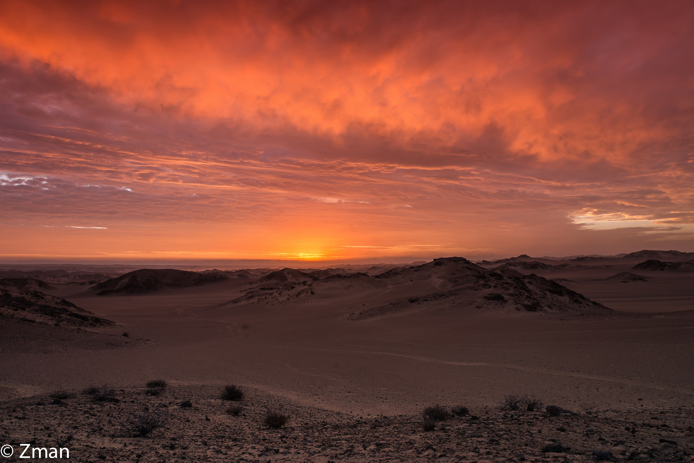 The Namibian Desert
