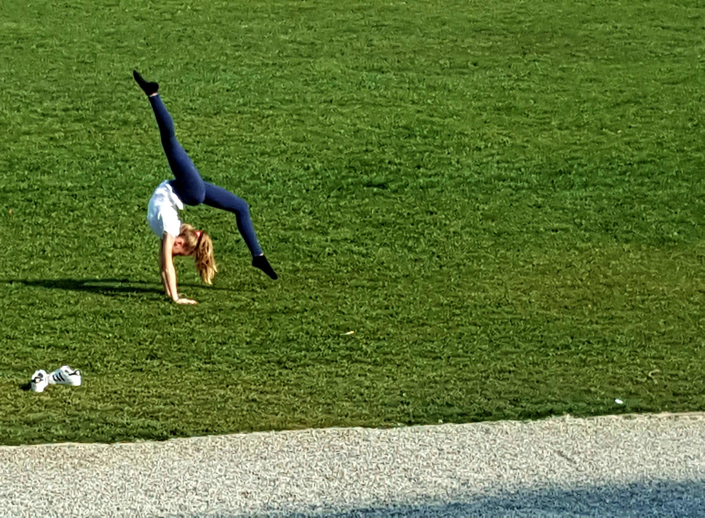 gymnastics at the park of Monza