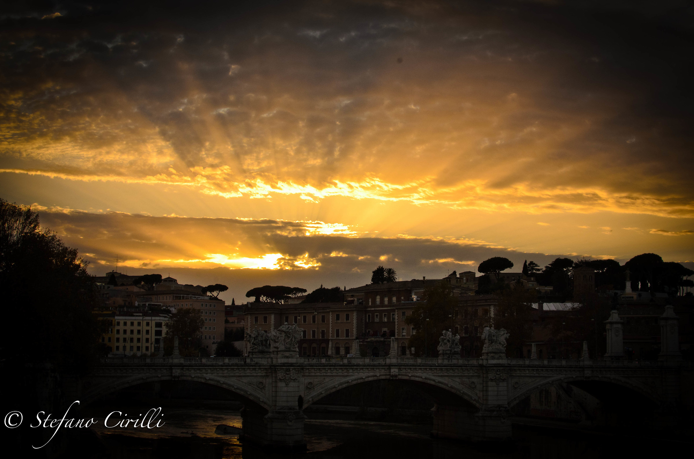 rome at sunset