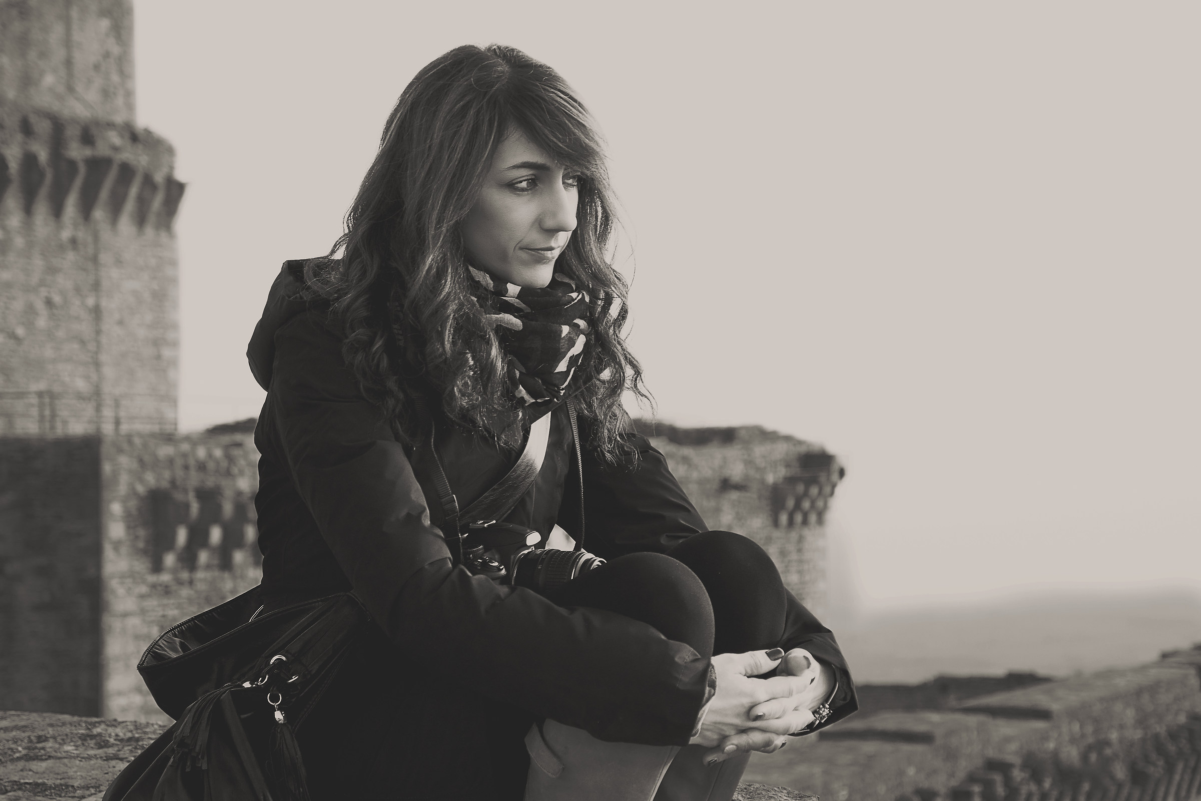 immersa nei pensieri