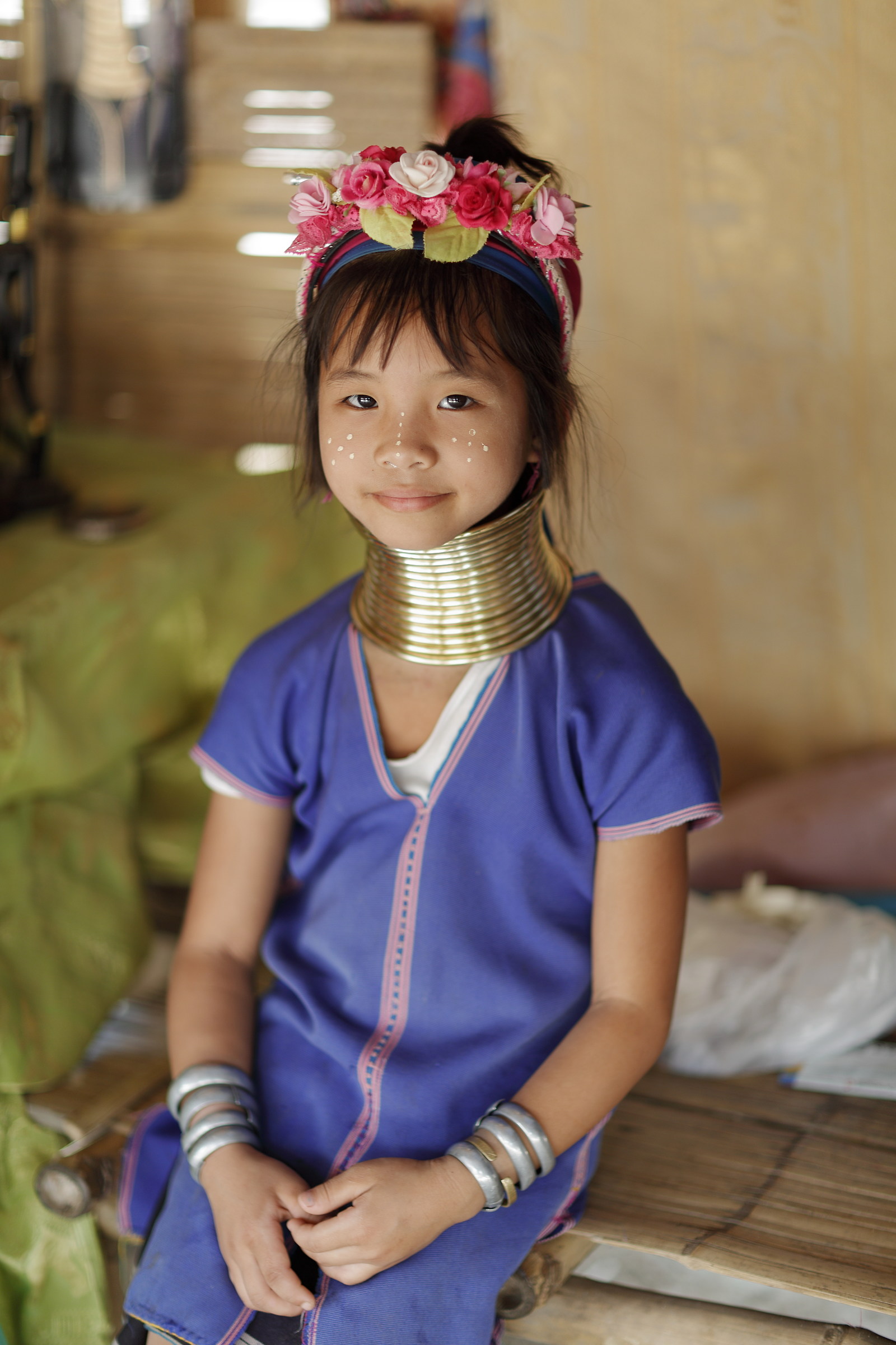 Kayan tribe girl (woman giraffe)