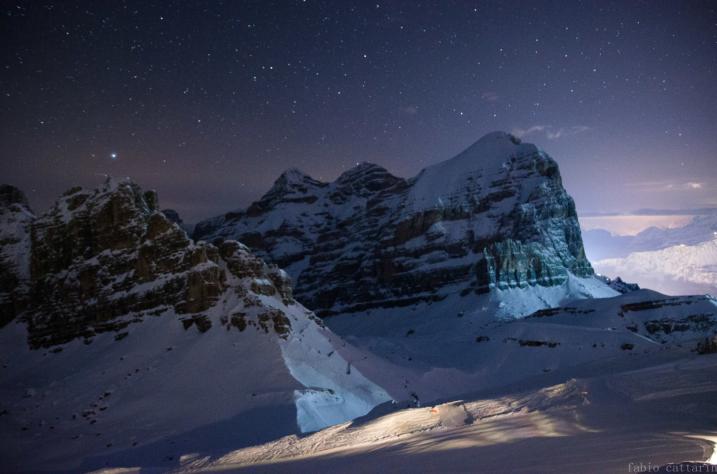 "Le Tofane" .... from the refuge Lagazuoi