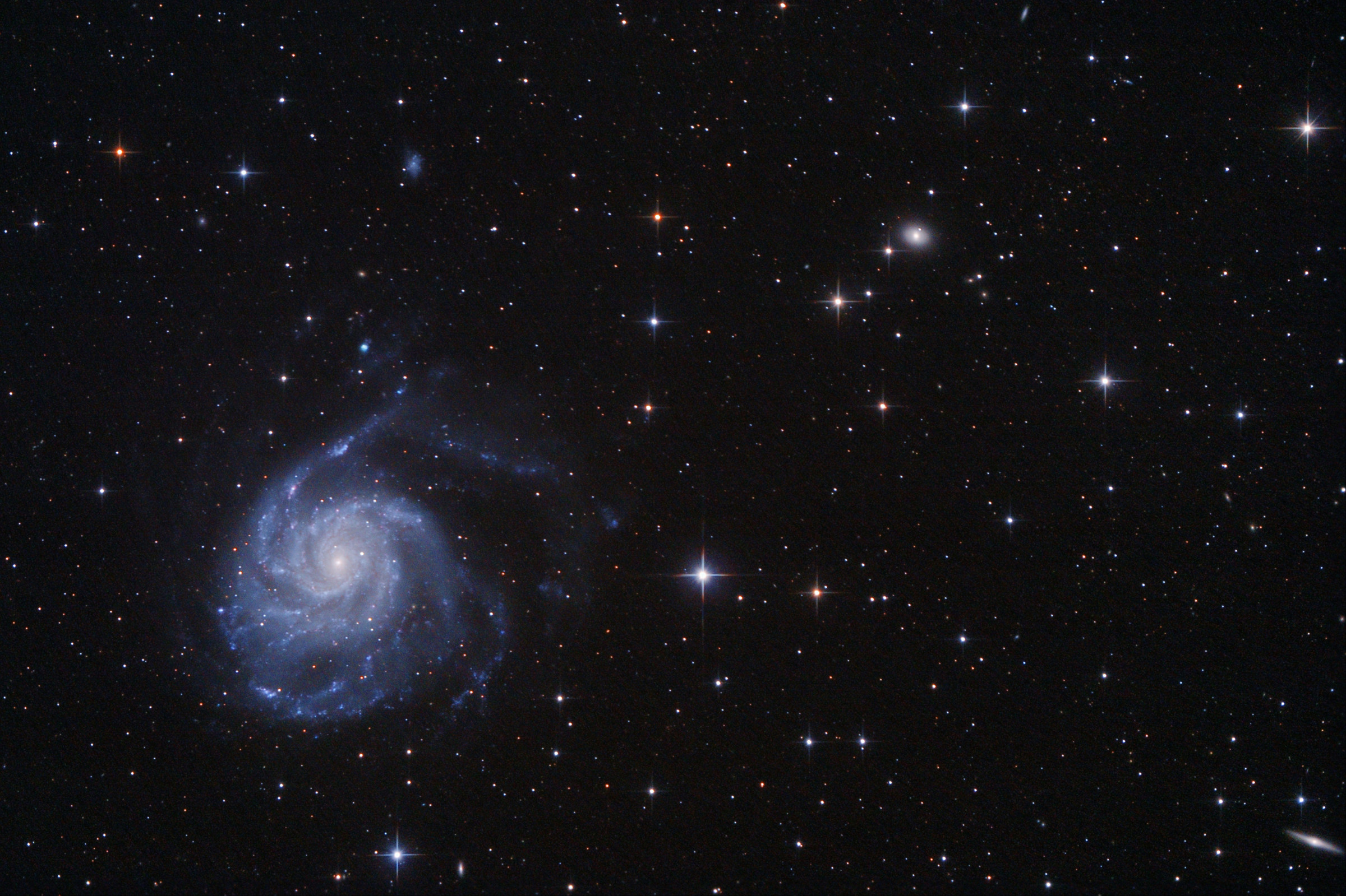 m101 galaxy field