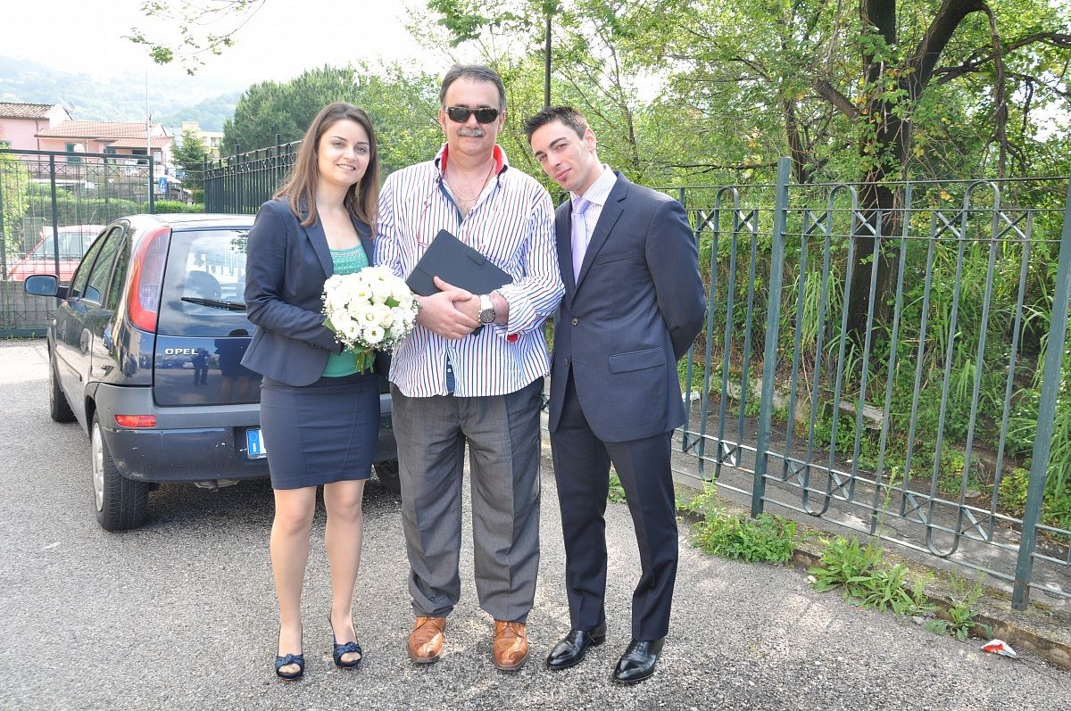 Popes with daughter and son