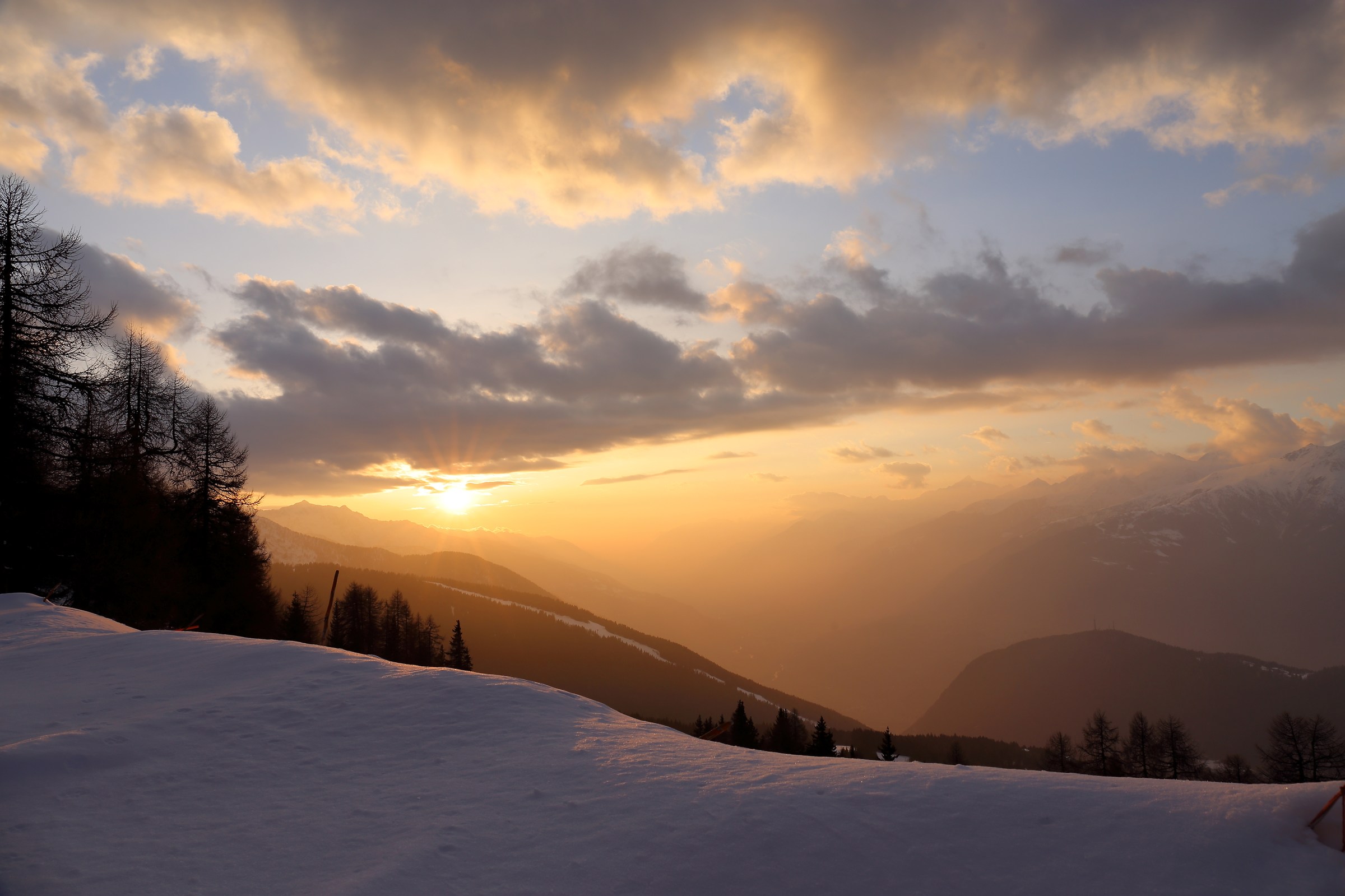 sunset from Baradello 1