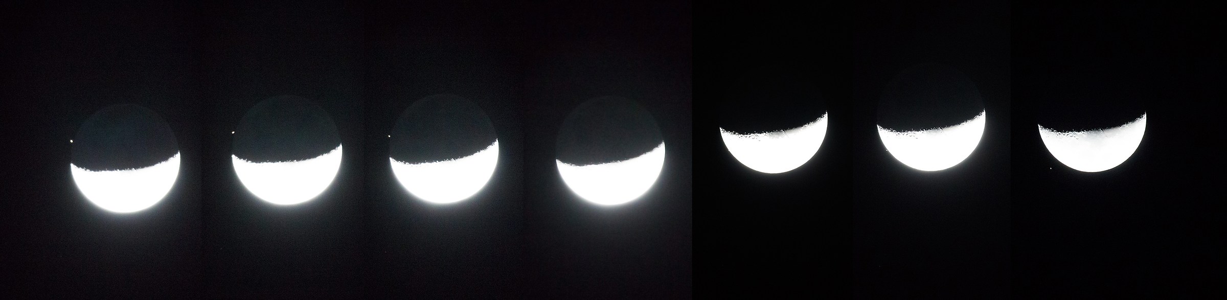 Occultation of Aldebaran star.