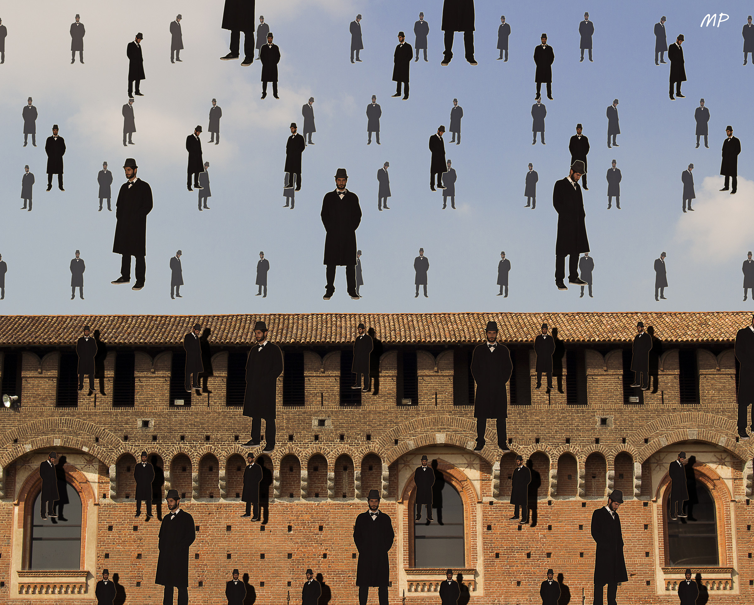 Assurda consuetudine - Omaggio a Magritte