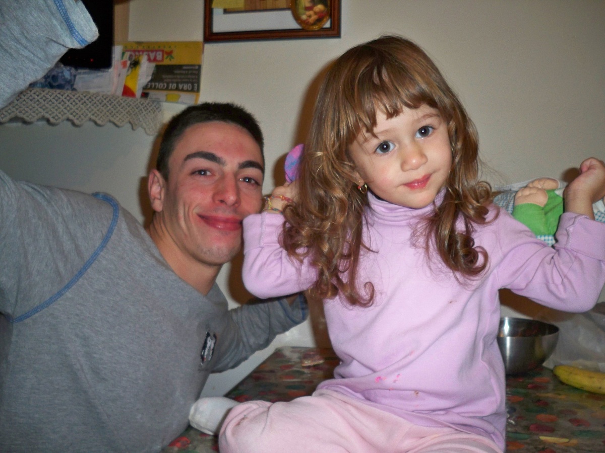 sophie with Uncle Luke