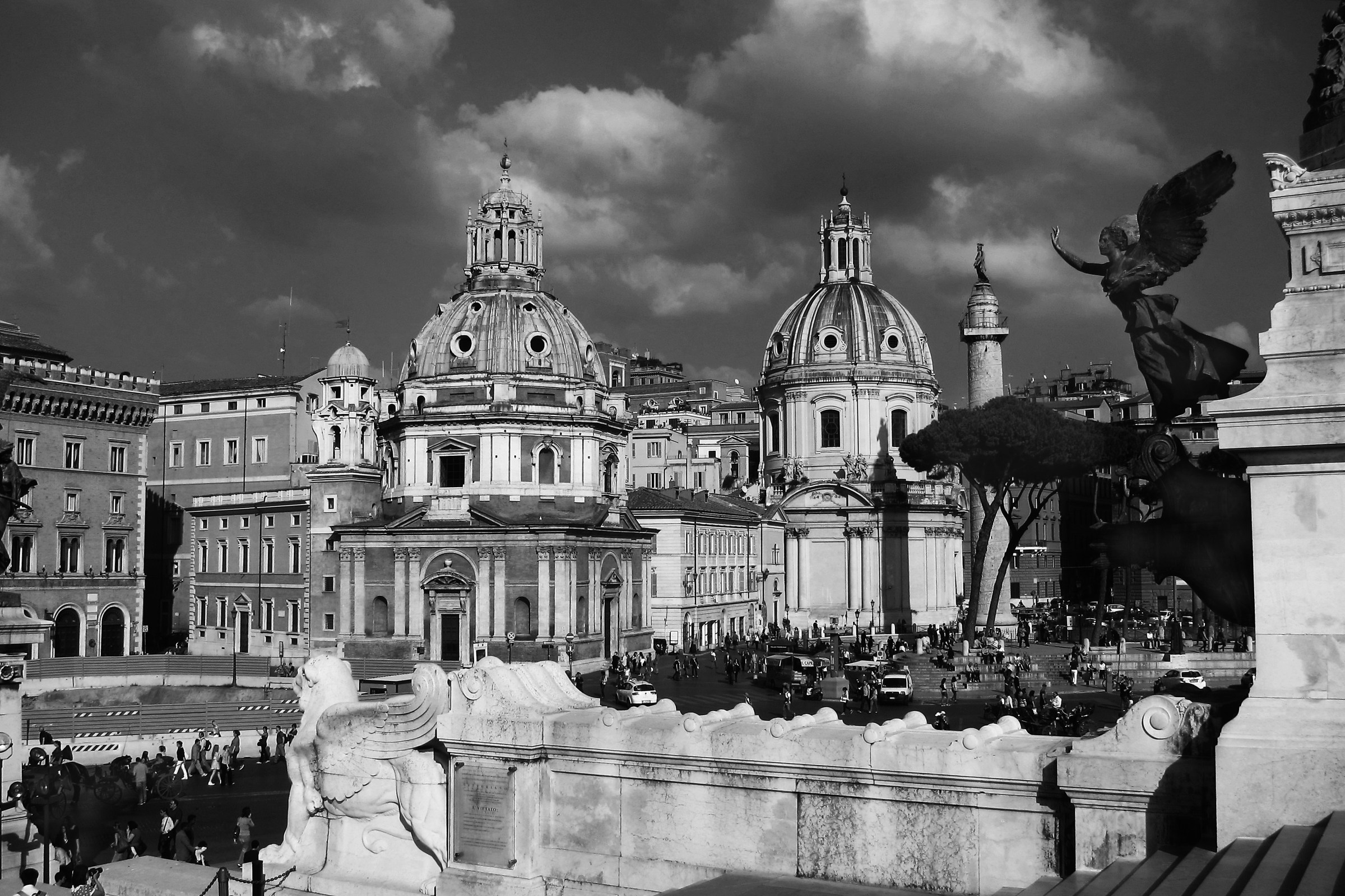 Rome in black and white