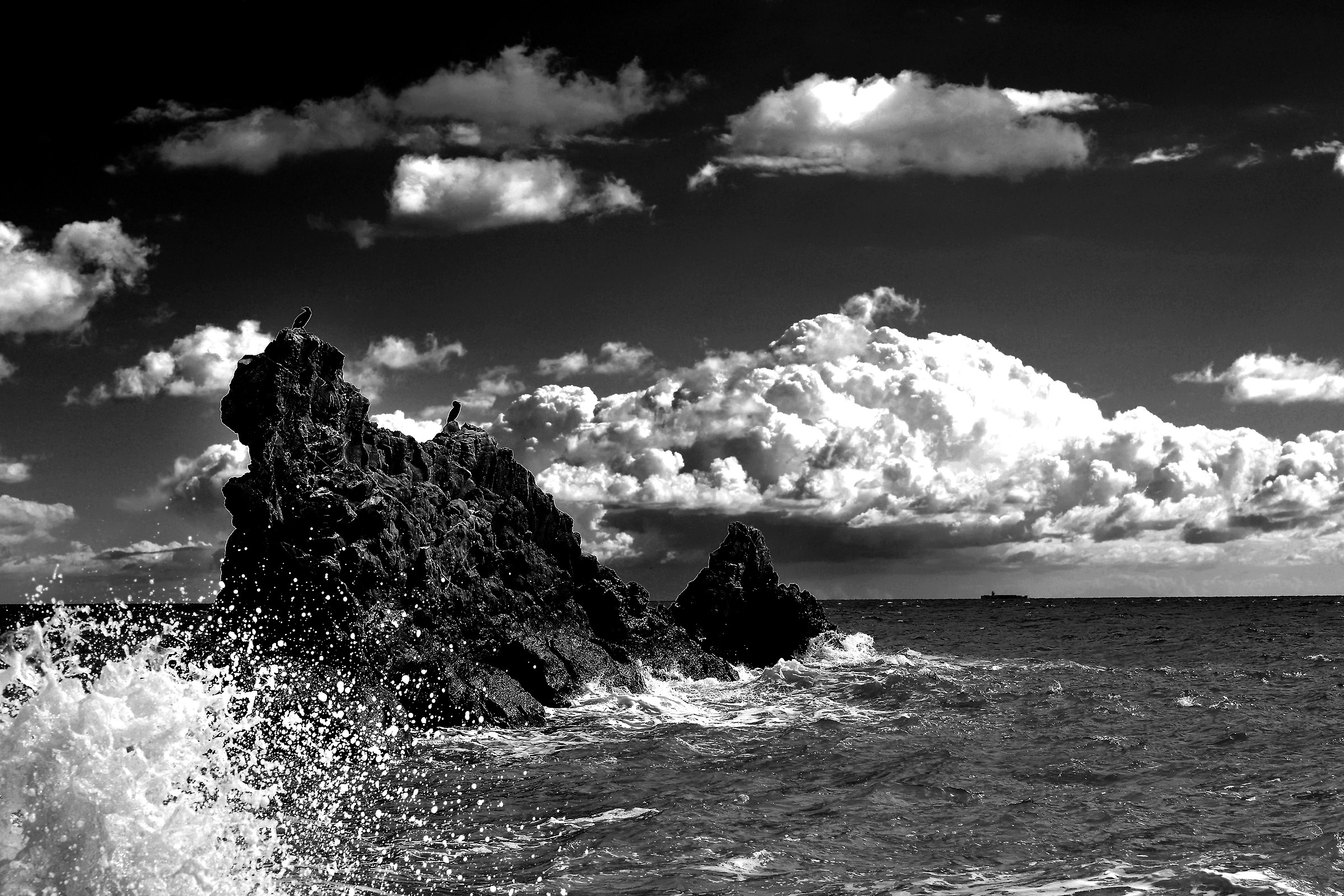 the rock of Galeazza in Imperia