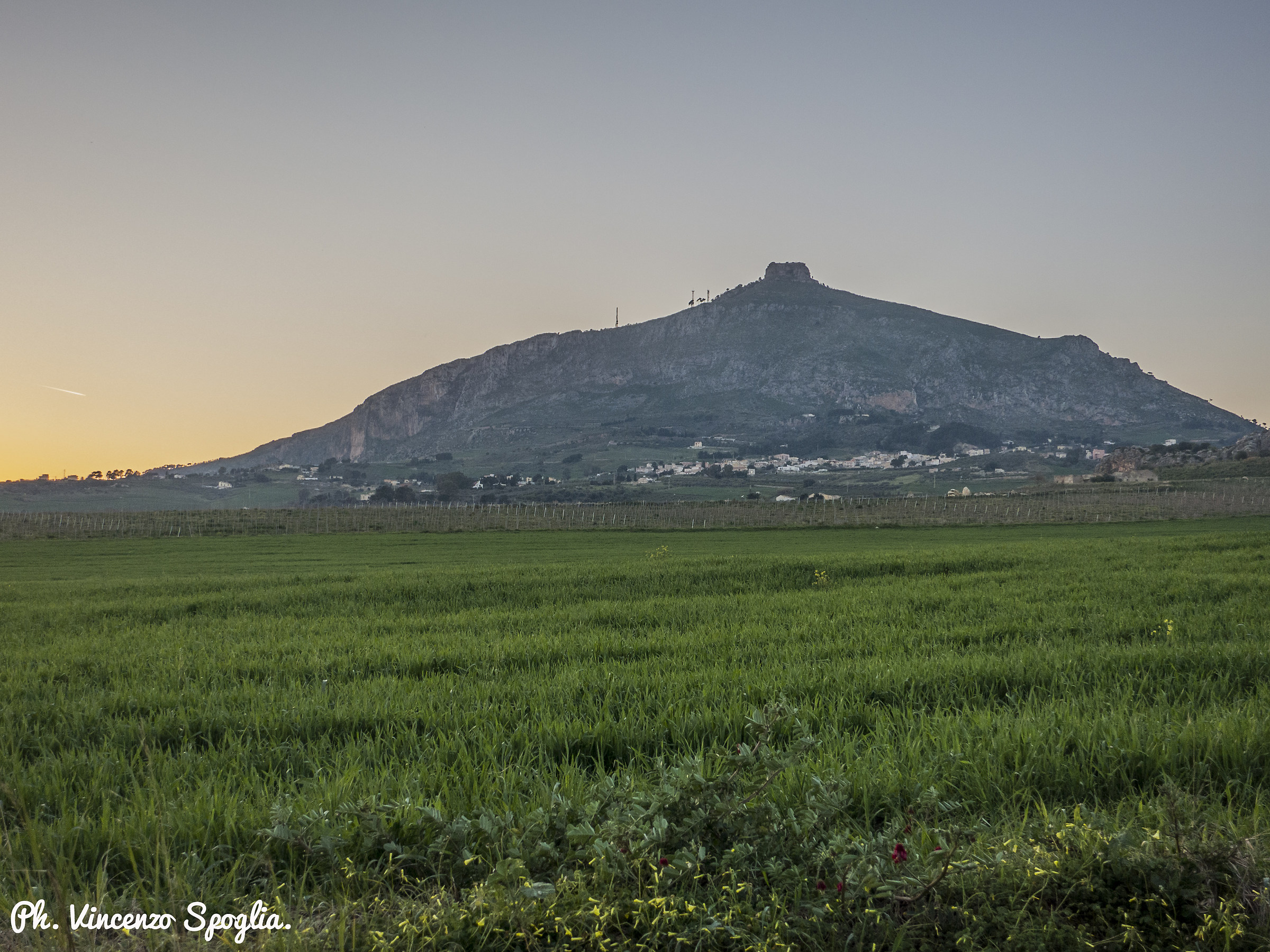 Erice al tramonto