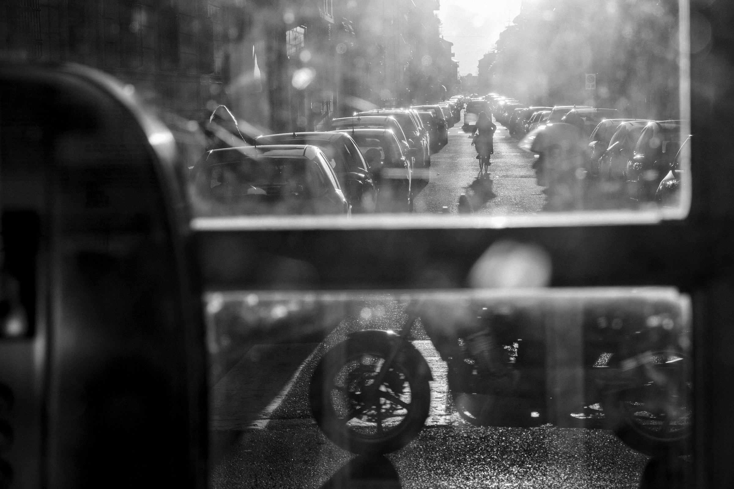 Phone cab street photography