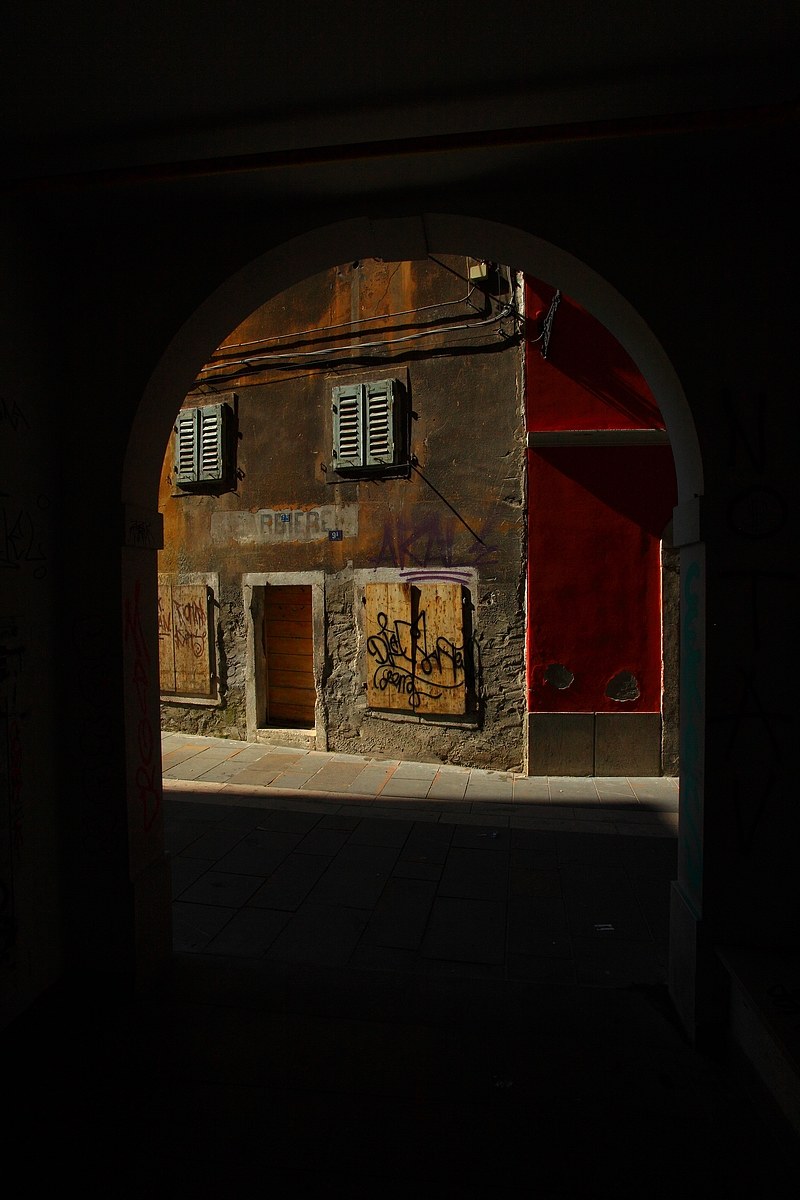 on silk decorations, black