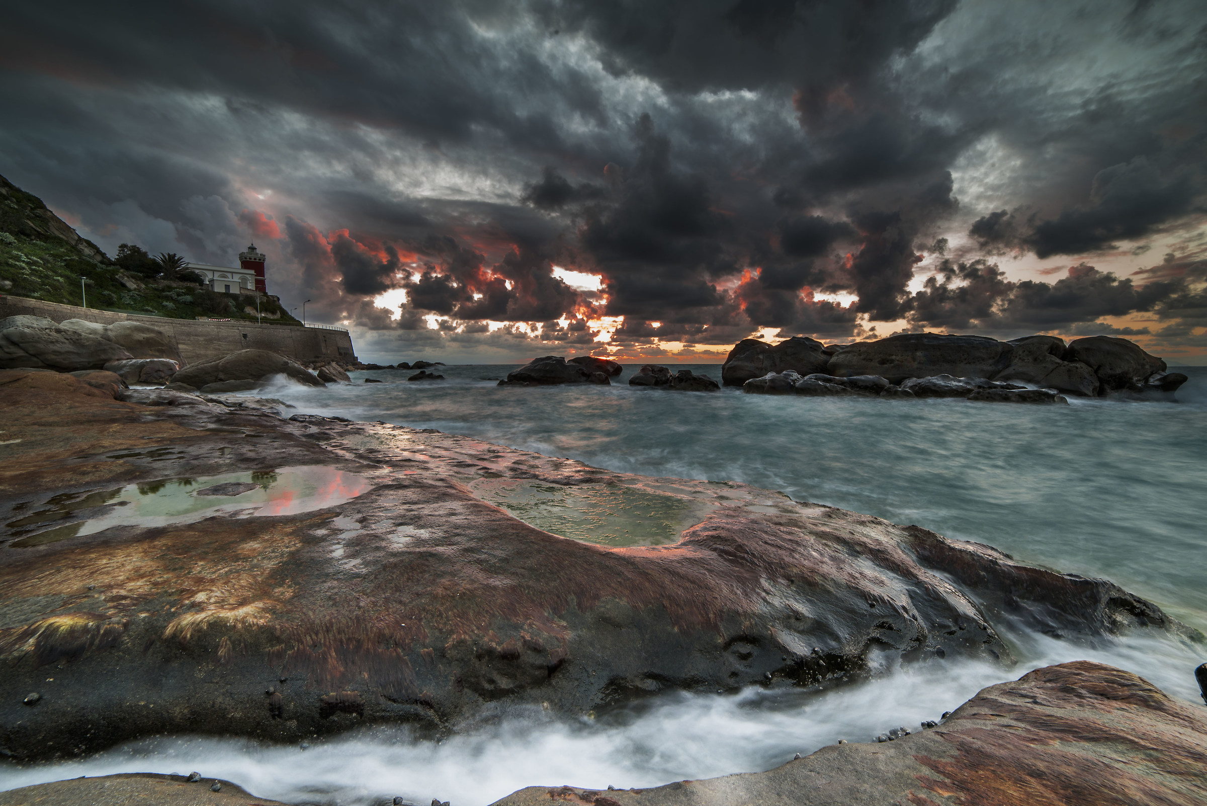 Sunset at Capo D'Orlando-me