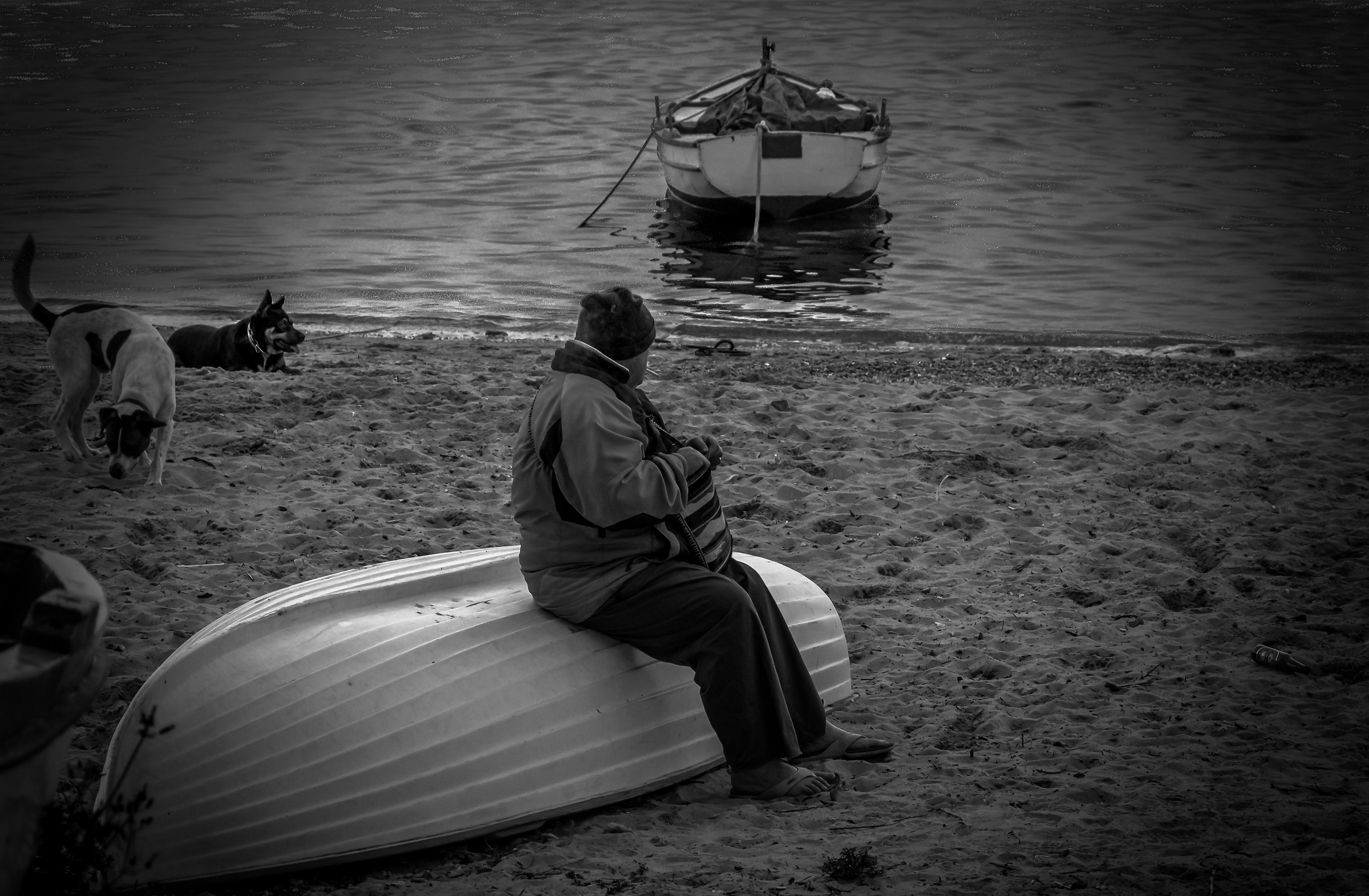 The fisherman in the company