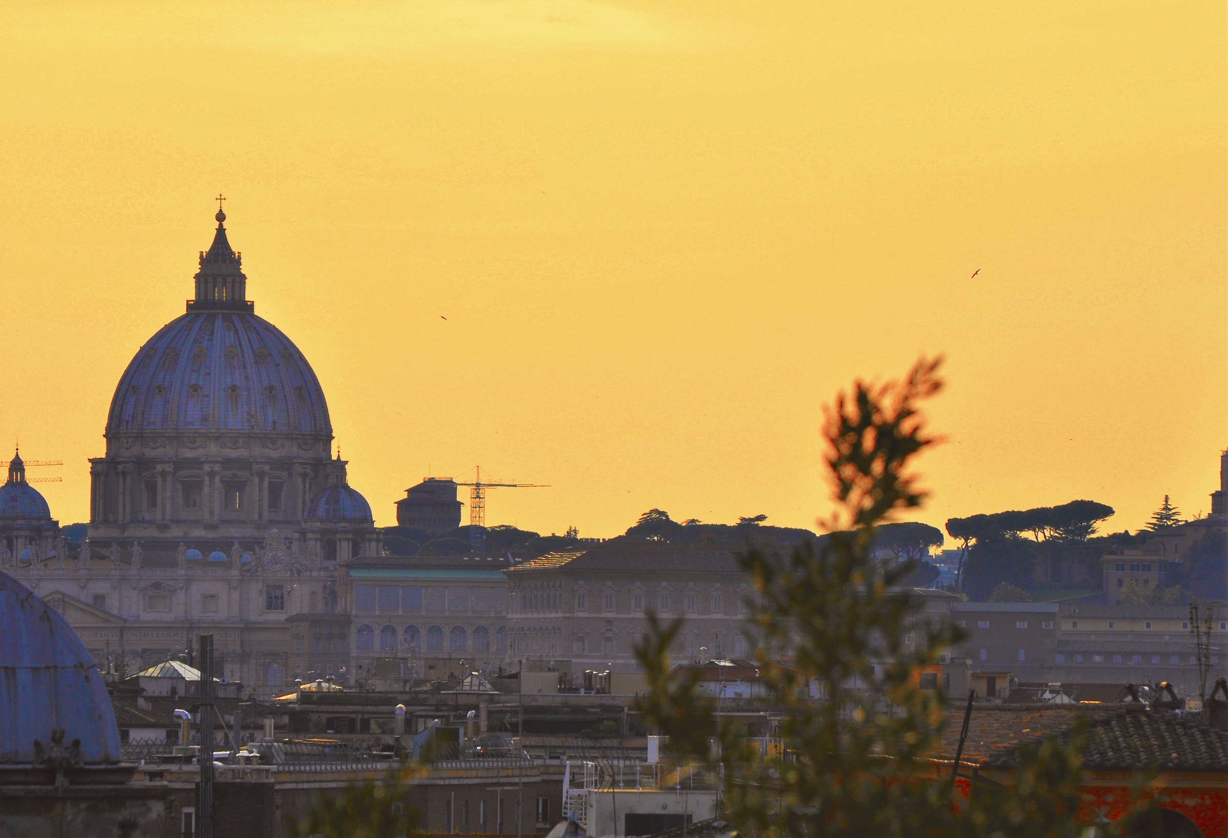 Rome at sunset