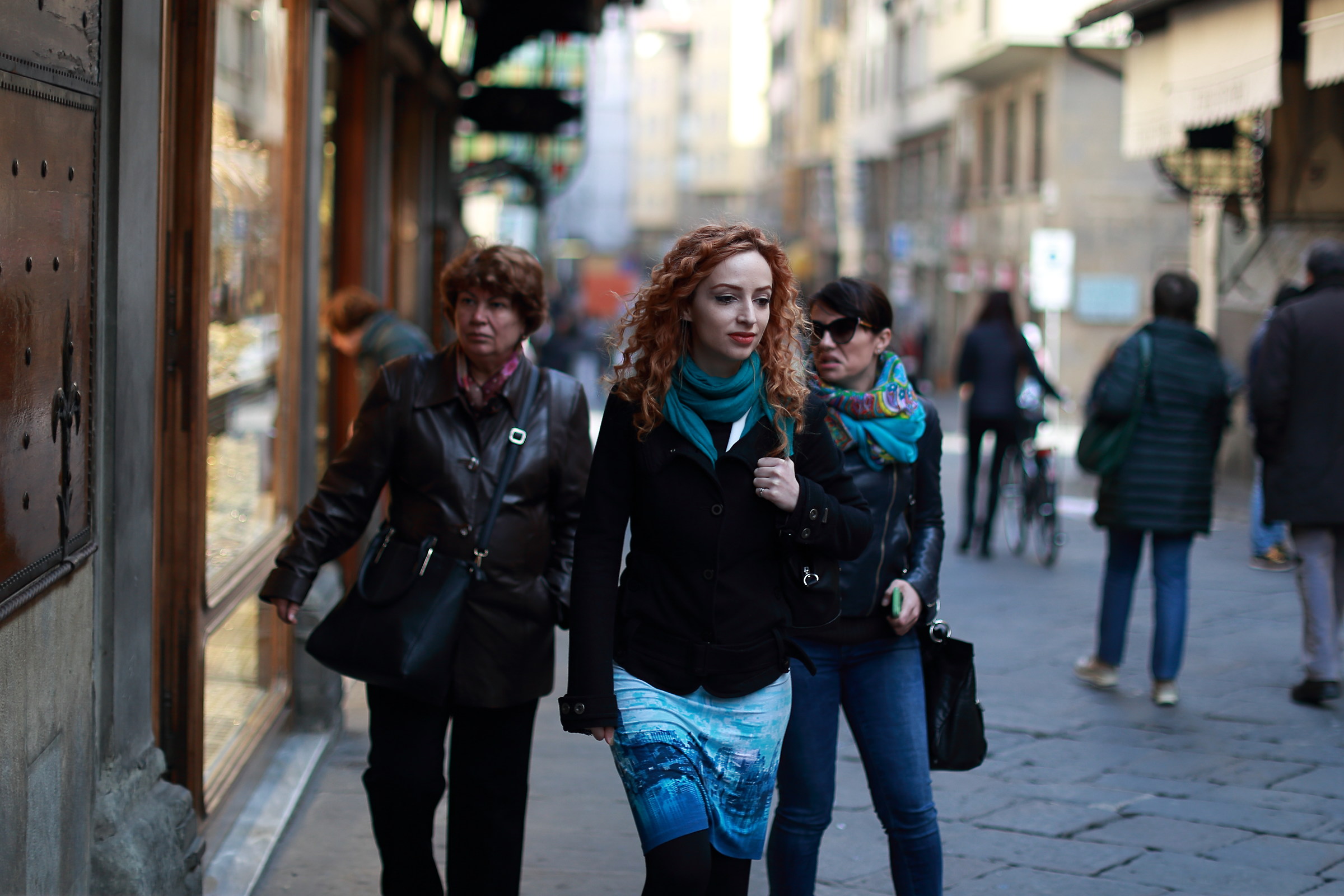 the Ponte Vecchio girl
