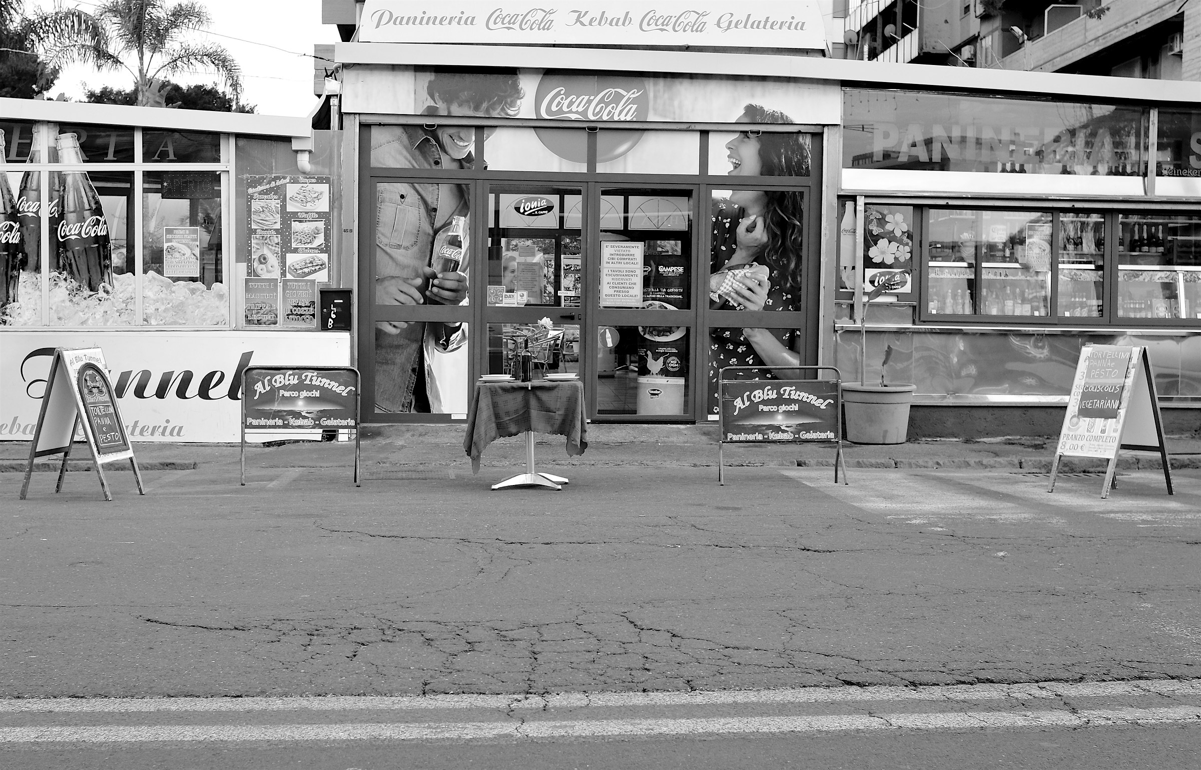 un tavolo per due... va bene fuori?