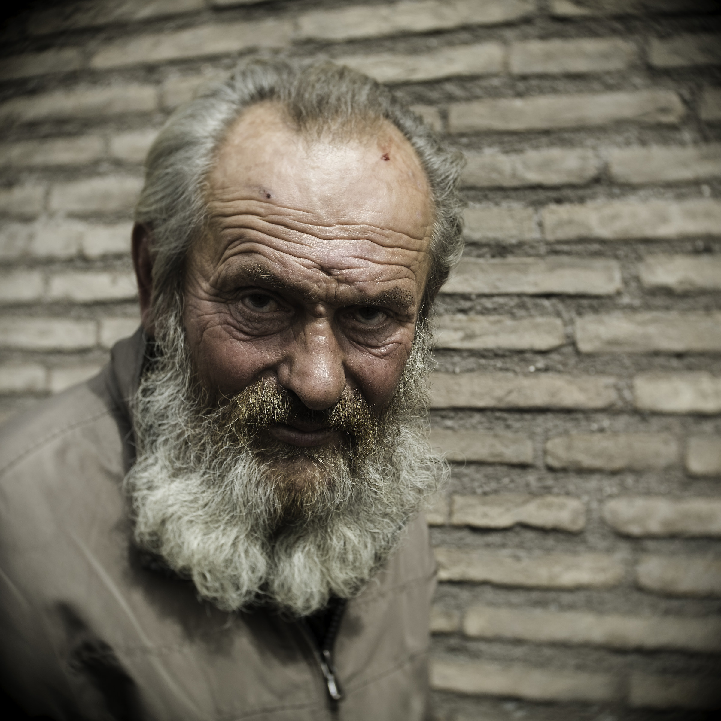 An homeless in Rome