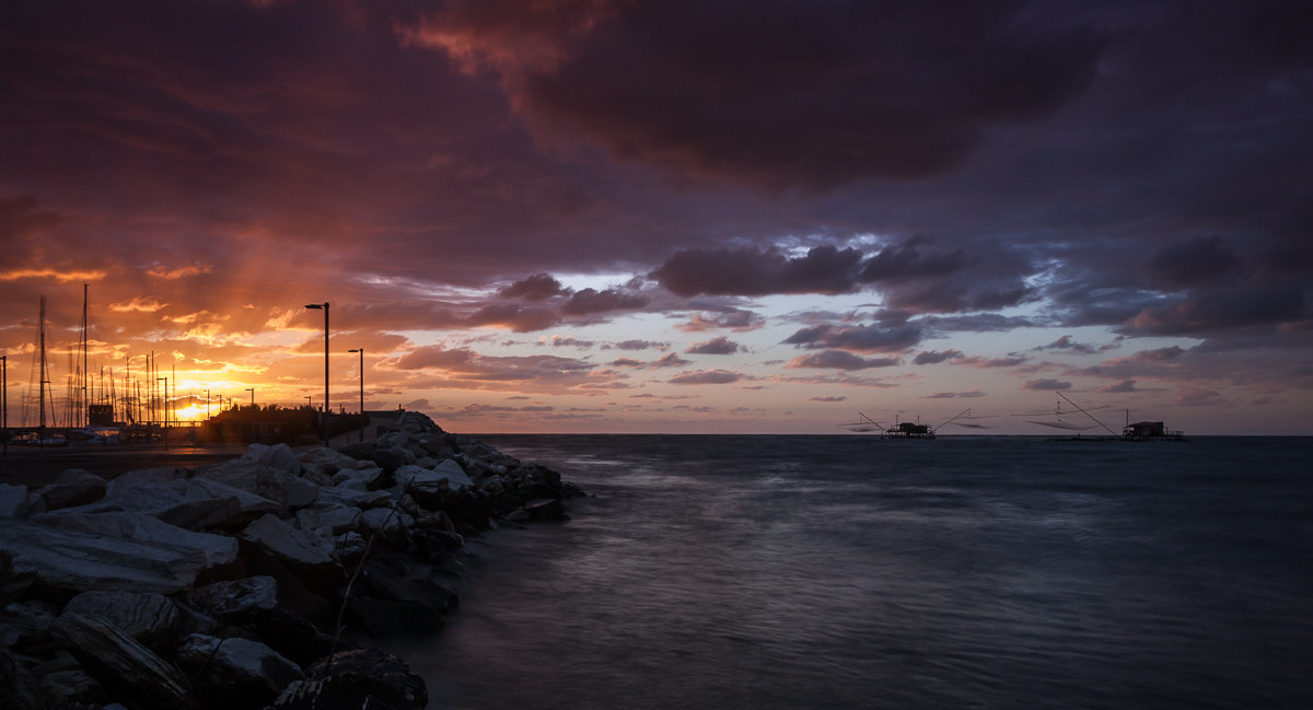 I colori di un tramonto ...