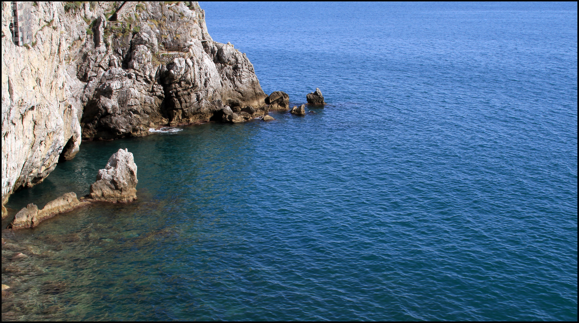 the sea of ??Amalfi ...