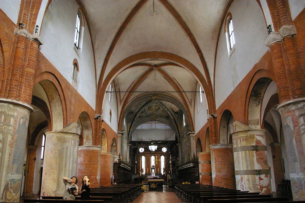 Internal abbey of Chiaravalle - milan