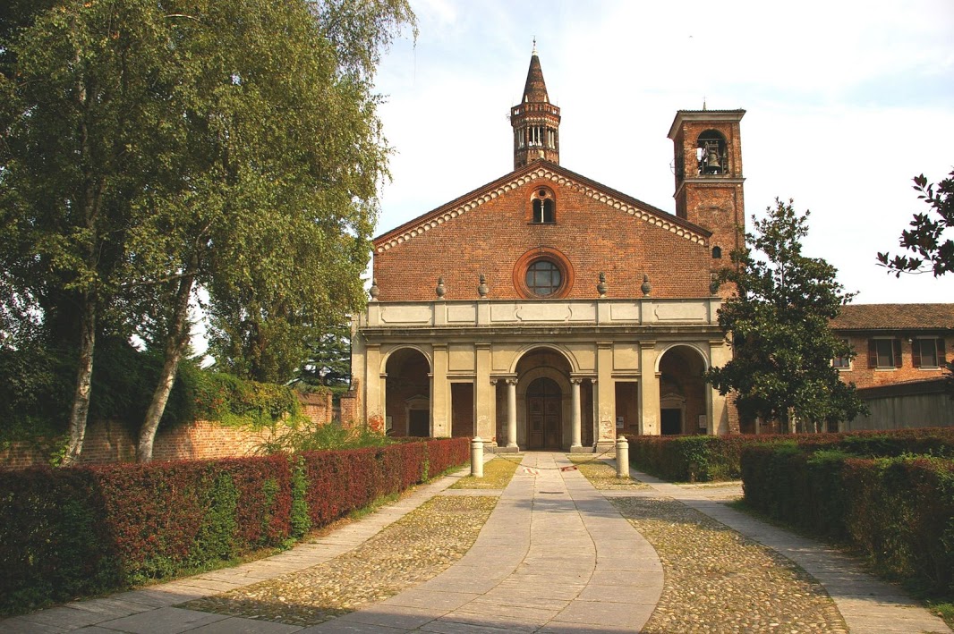 Outside abbey of Chiaravalle - milan