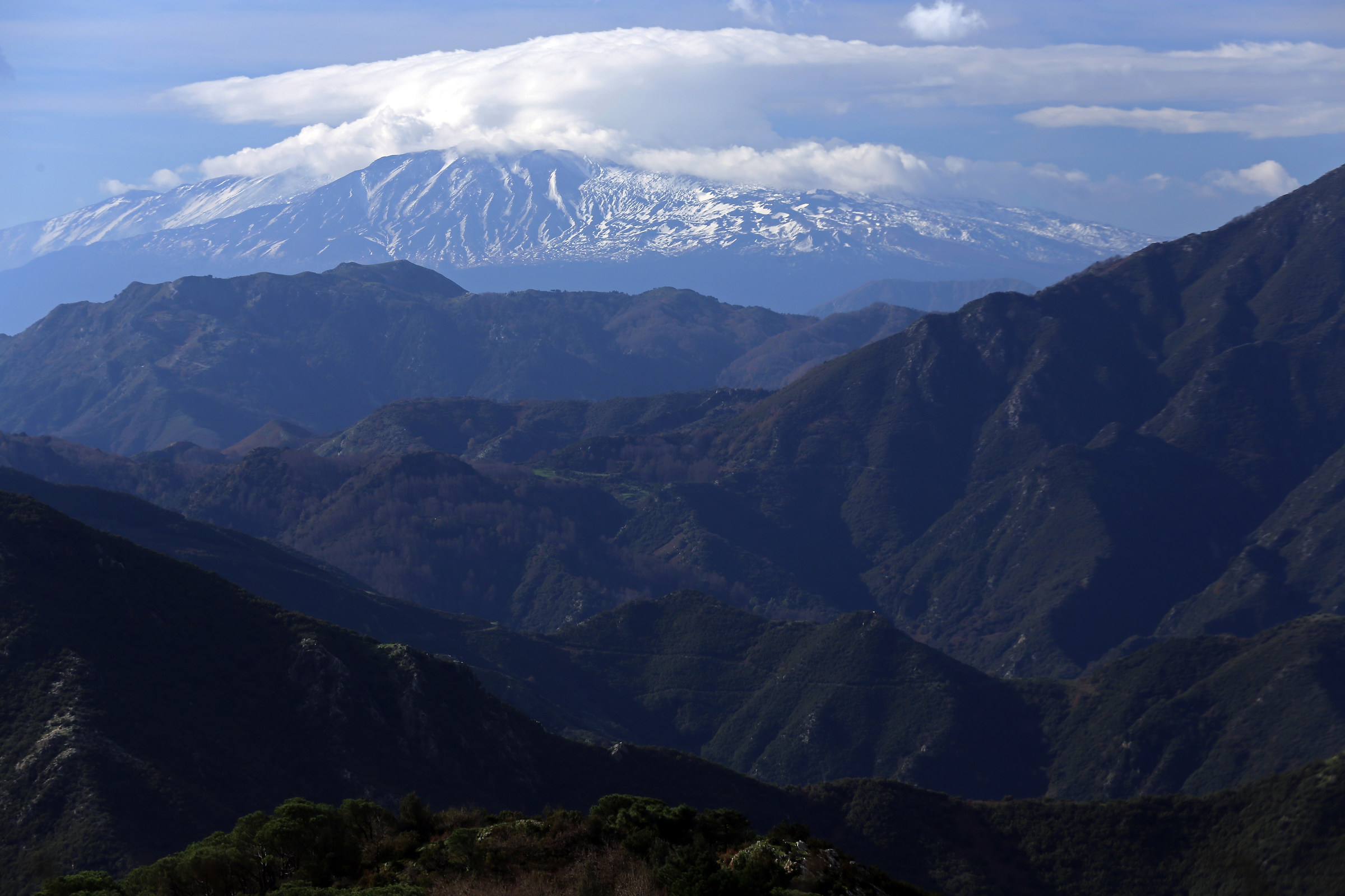 Peloritani mountains, Mount Etna