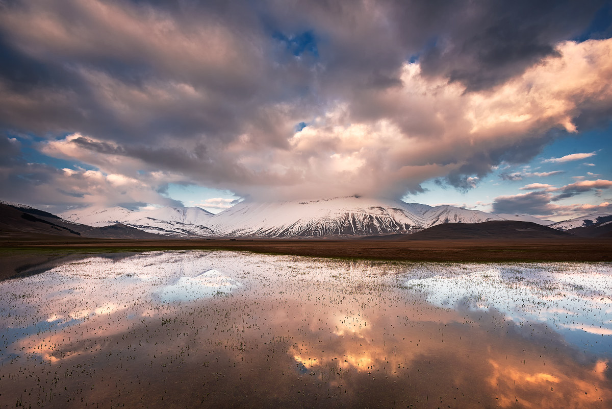 Riflessi sul monte Vettore
