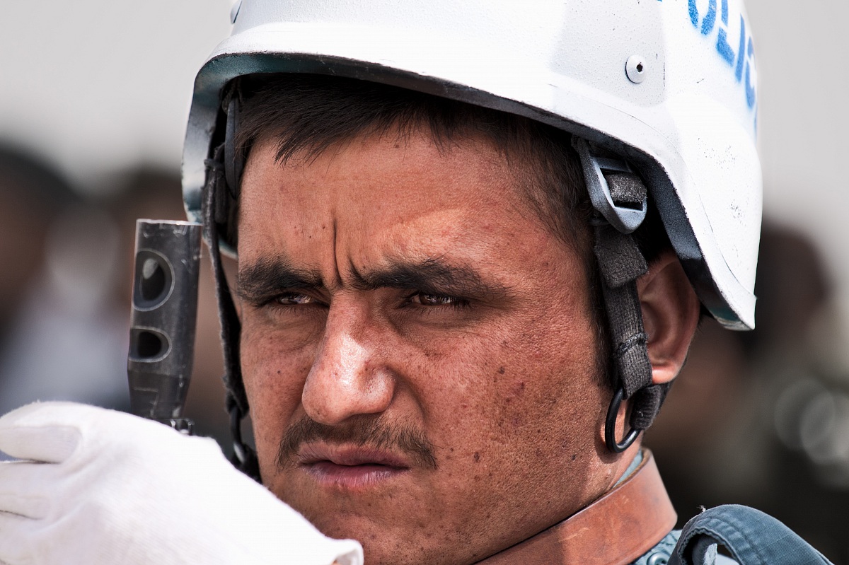Afghan policeman