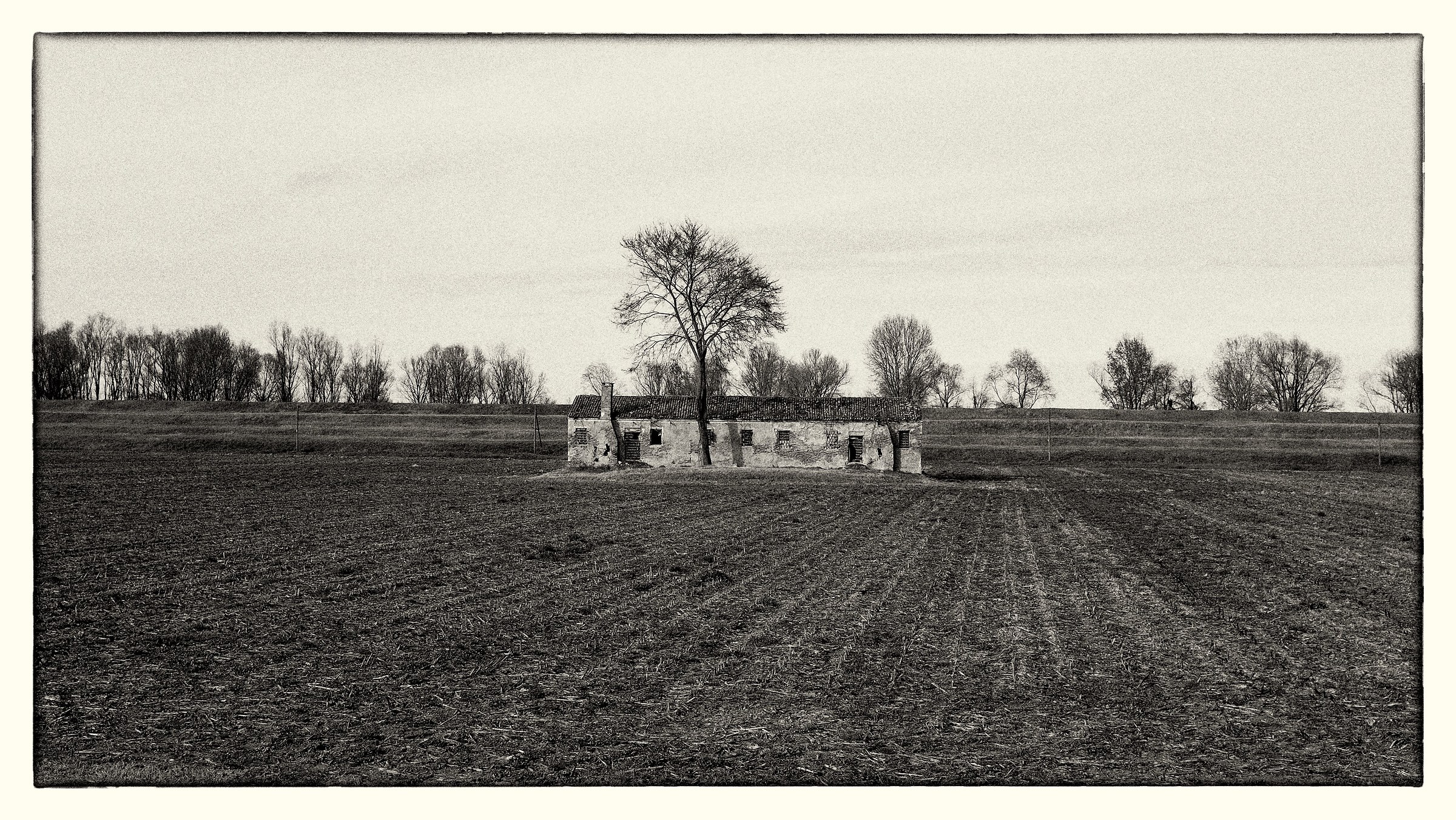 rudere nei pressi della Bonifica di Cà Vendramin