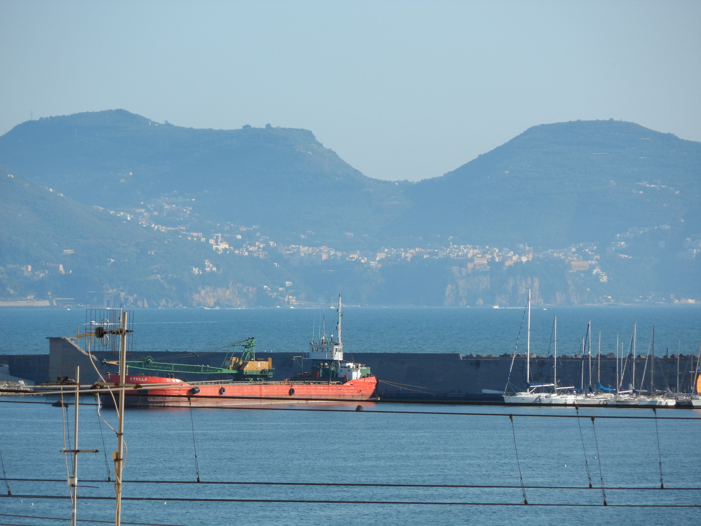 Afternoon at the port of Torre Annunziata