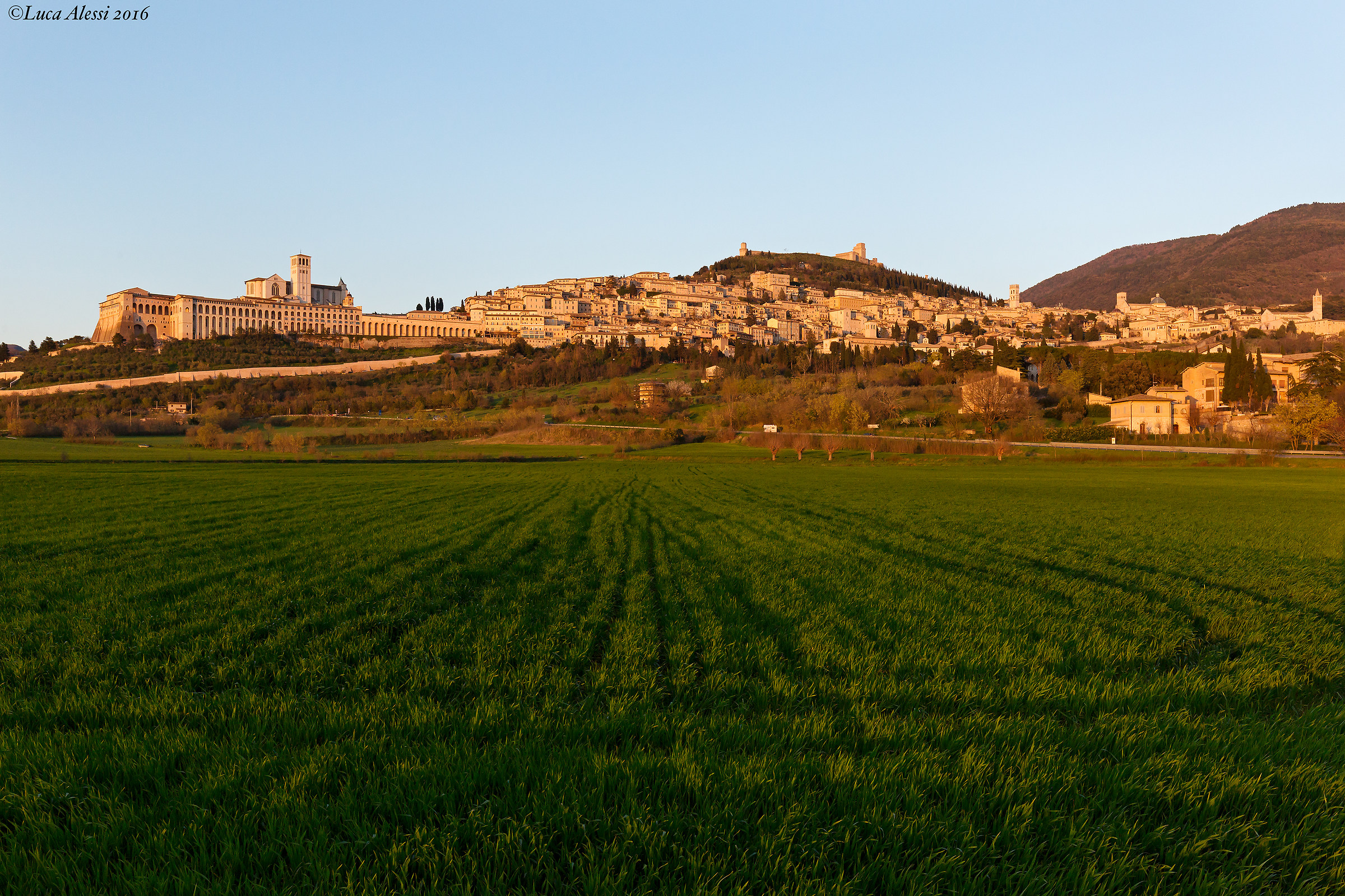 Calda luce per Assisi