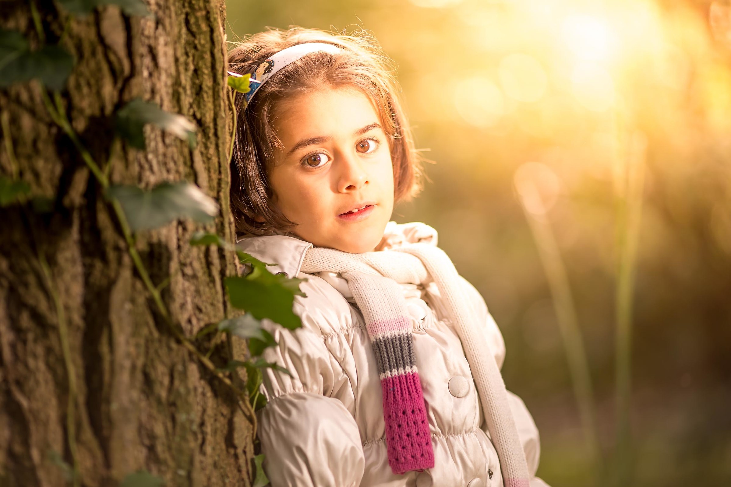 Portrait in the woods